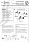 Rossinka Silvermix RS27-31 Инструкция по монтажу и эксплуатации
