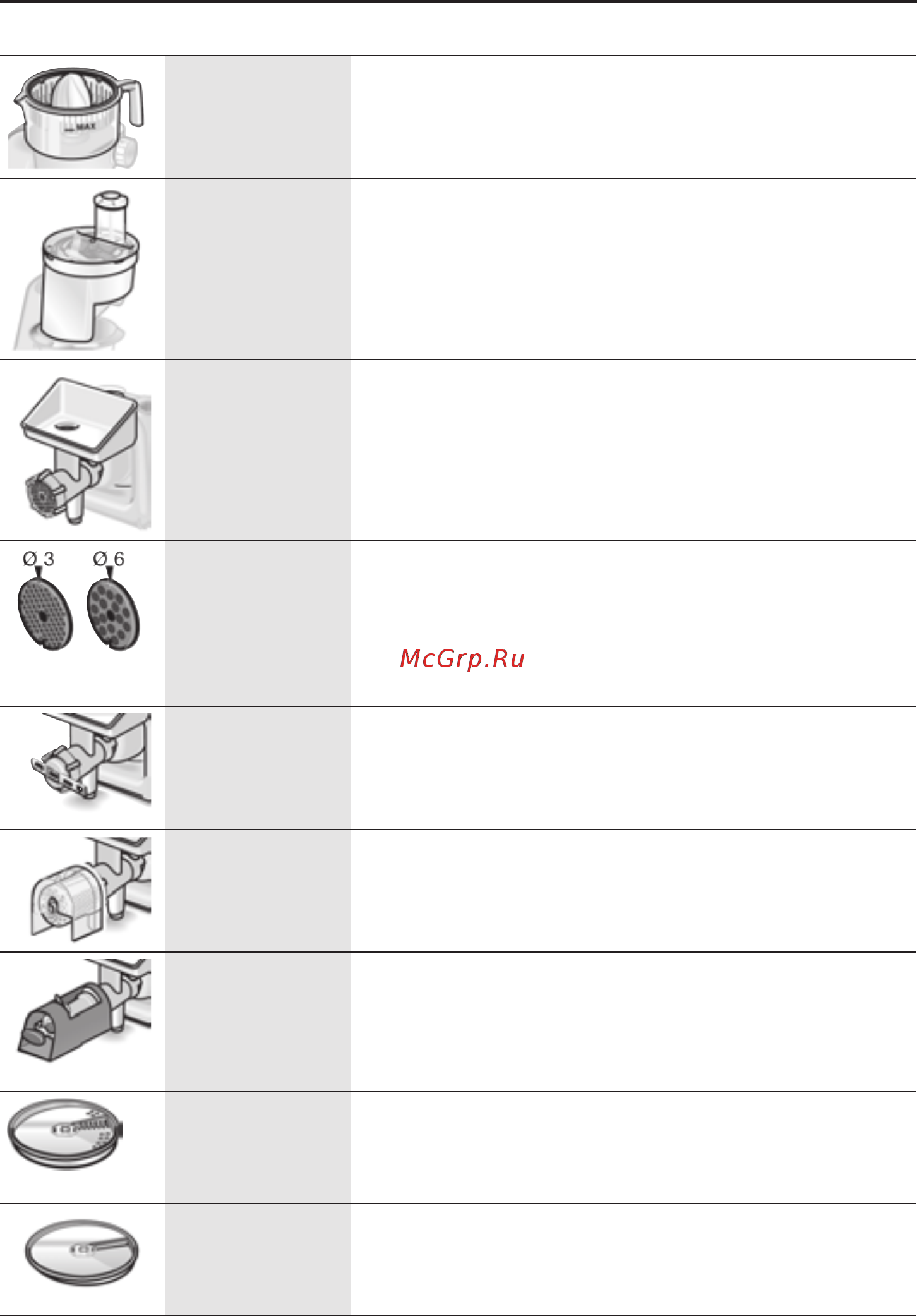 Bosch MUM58L20 [167/256] Ειδικά εξαρτήματα