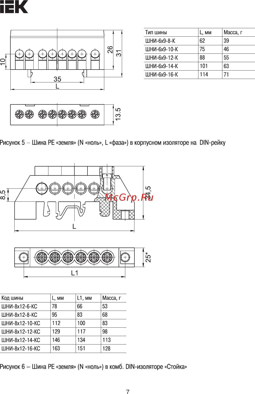 Iek ШНИ-8х12-12-КС-Ж YNN10-812-12DP-K05 [7/9] Страница 7