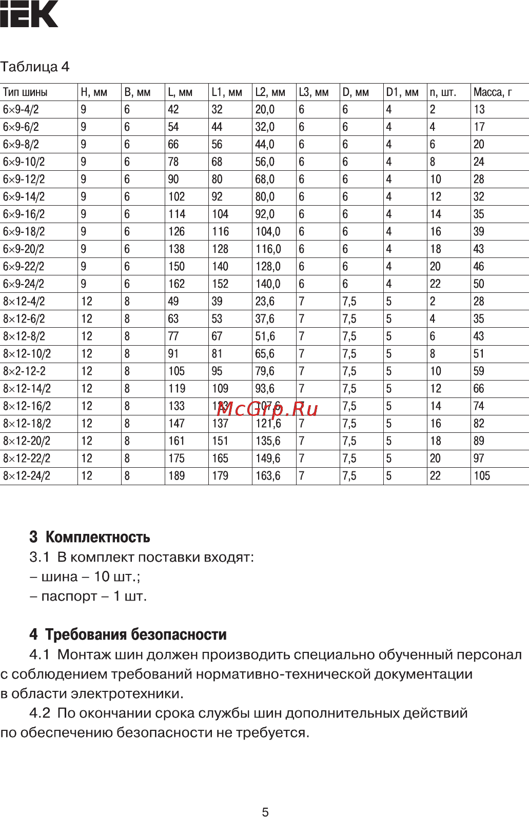 Iek YNN10-24-100 [5/7] Страница 5