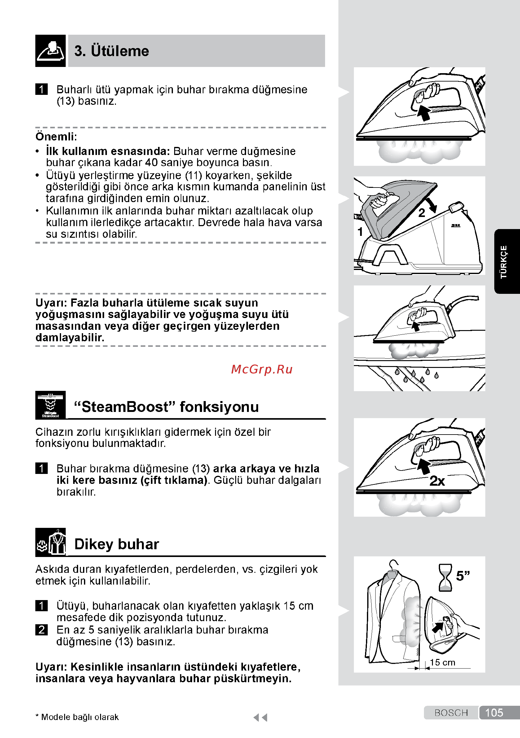 Bosch TDS6110 Руководство по эксплуатации онлайн [105/166] 408037