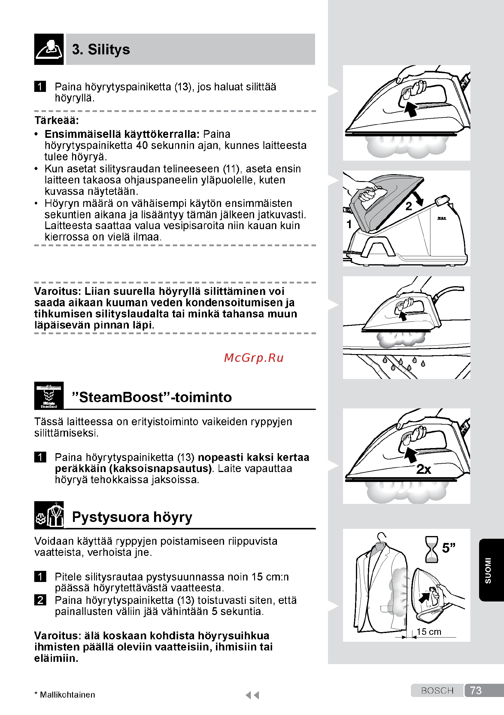 Bosch TDS6110 Руководство по эксплуатации онлайн [73/166] 408037