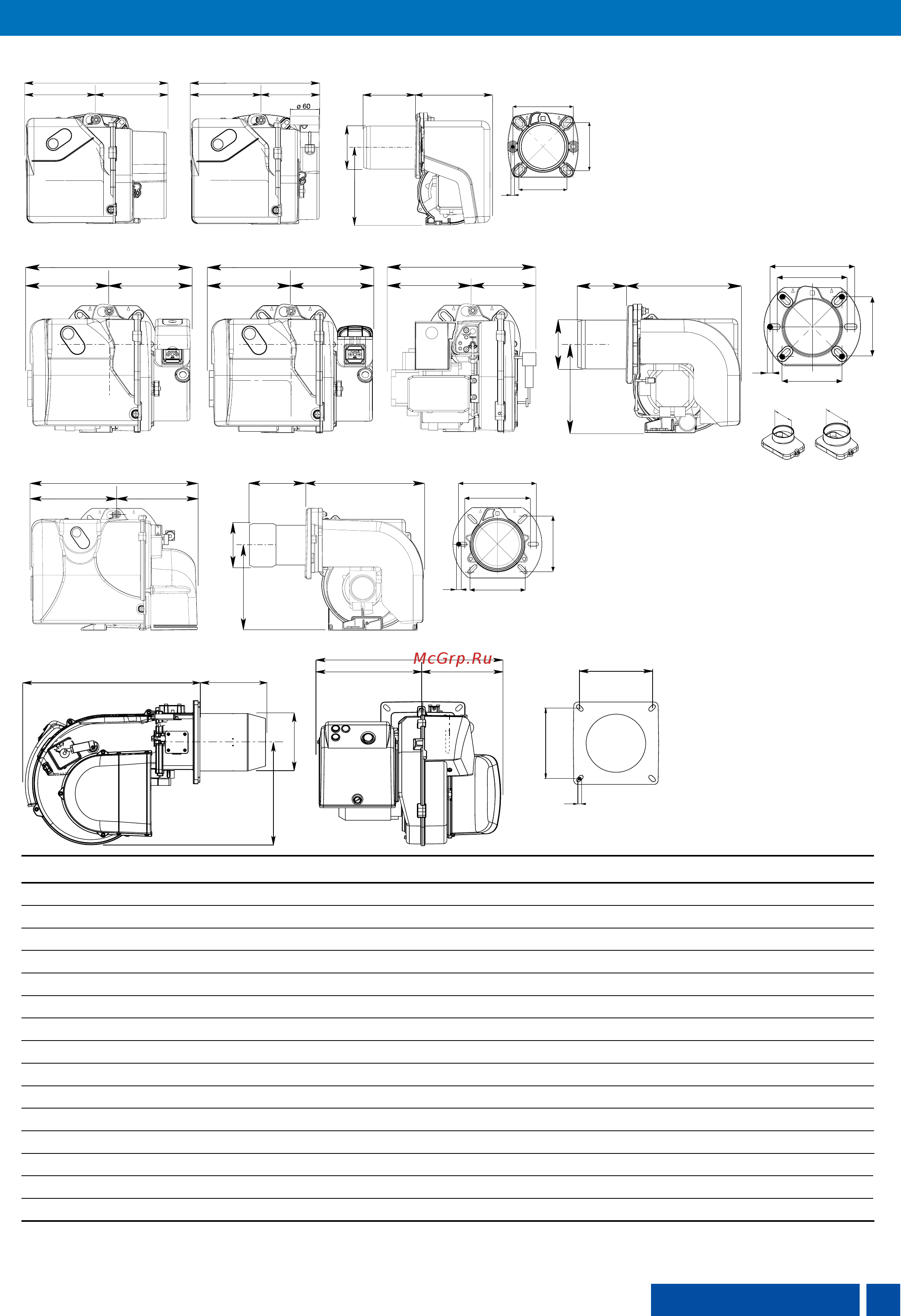 Ecoflam MAX 8 TW TL [7/8] Dimensiones