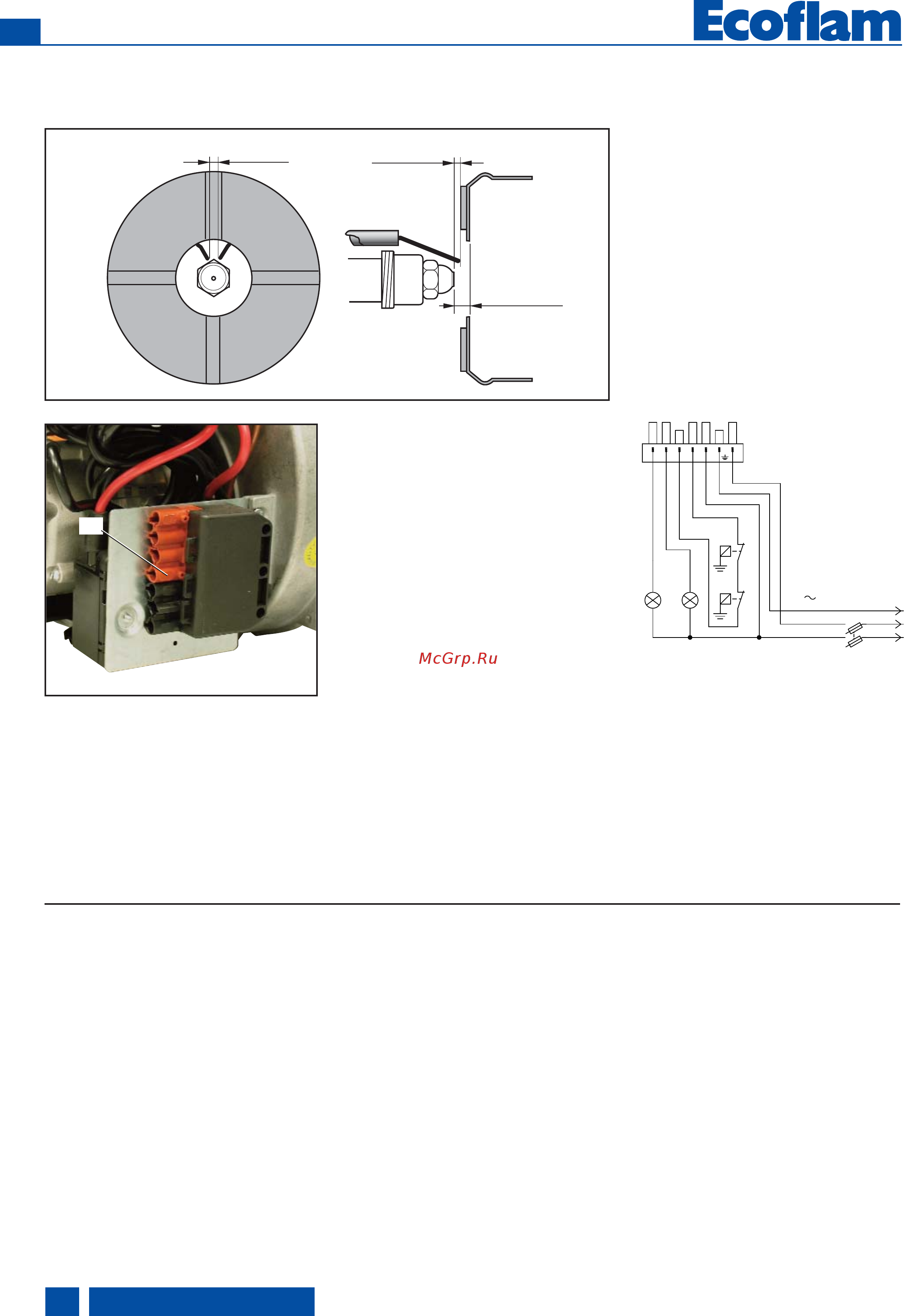 Ecoflam MAX 30 D HT TW TC [12/24] Подключение к электросети необходимые проверки перед пуском в эксплуатацию