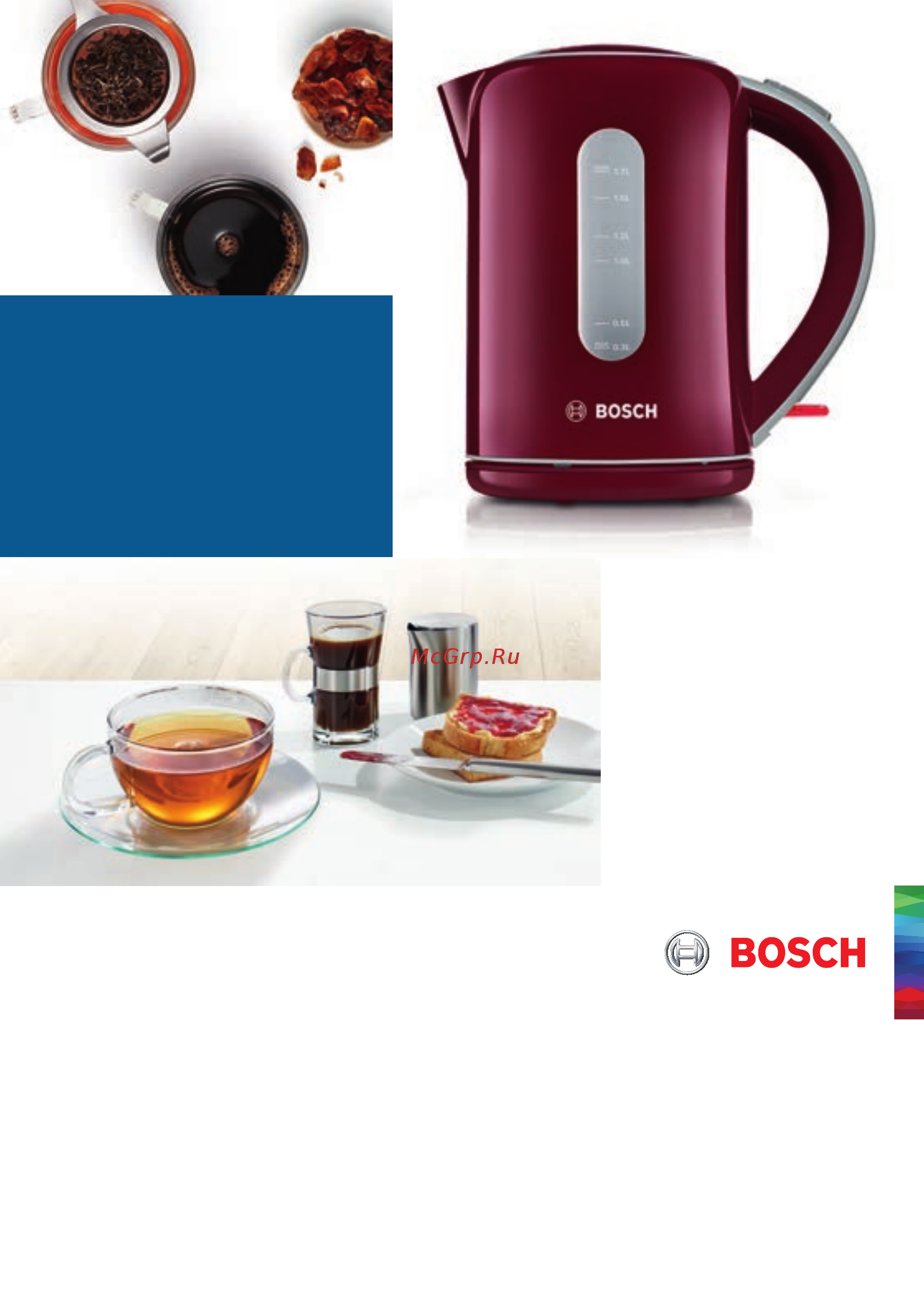 Bosch TWK7607 Руководство по эксплуатации онлайн