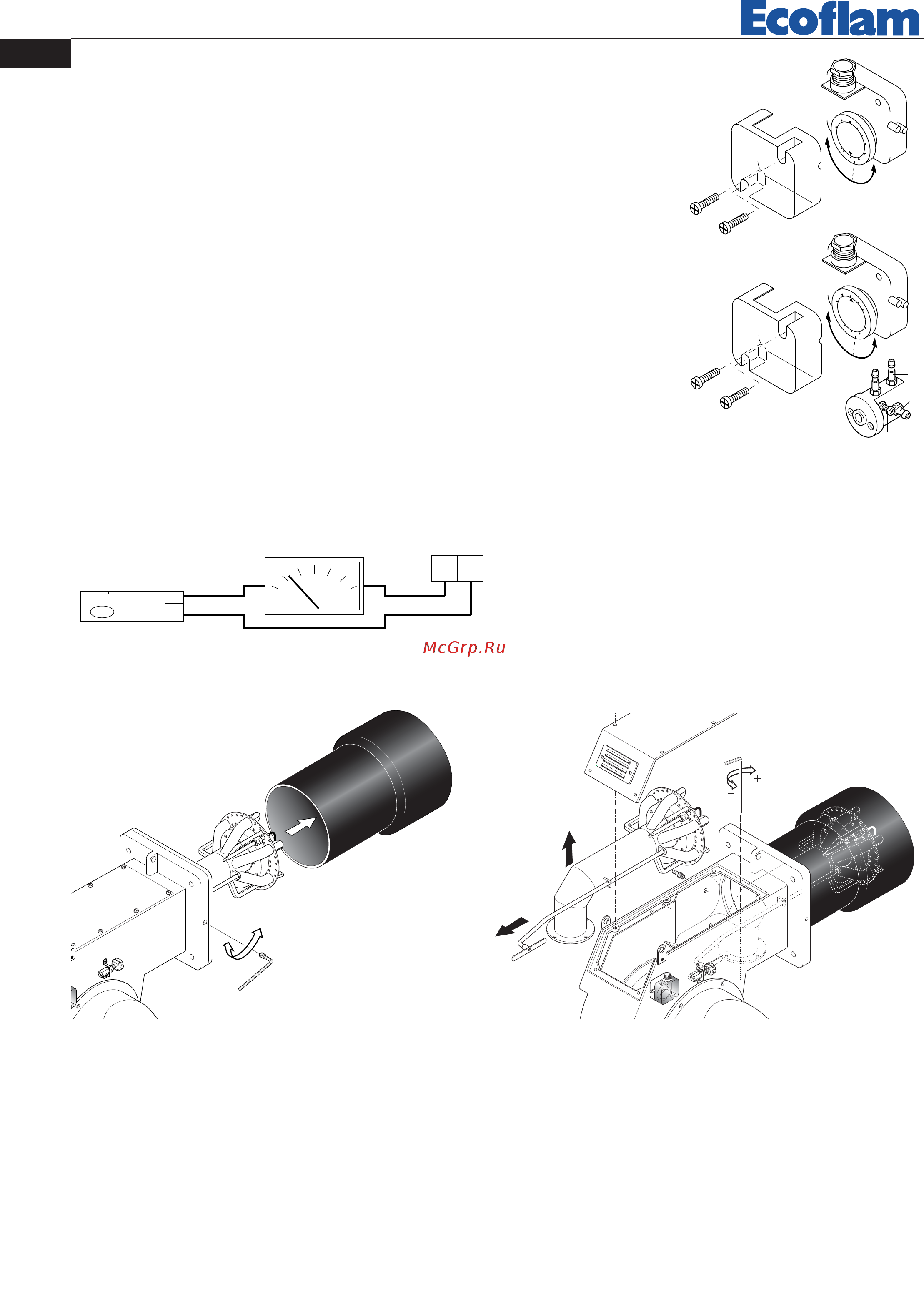 Ecoflam MULTICALOR 500.1 PR TC VGD 40.080 [22/80] Adjustment of gas minimum pressure switch