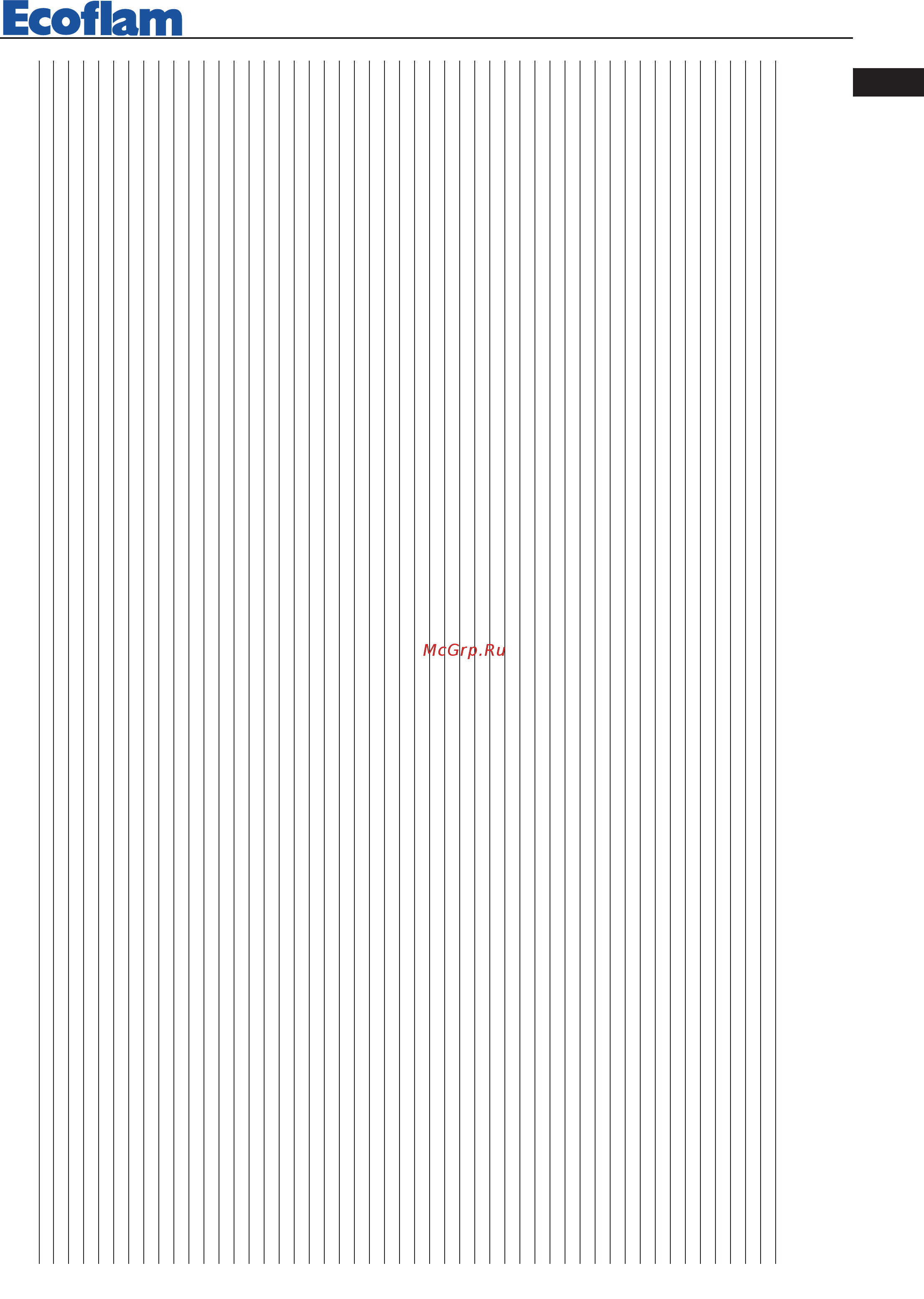 Ecoflam MULTICALOR 500.1 PR TC VGD 40.080 [43/80] Tableau gicleur bergonzo