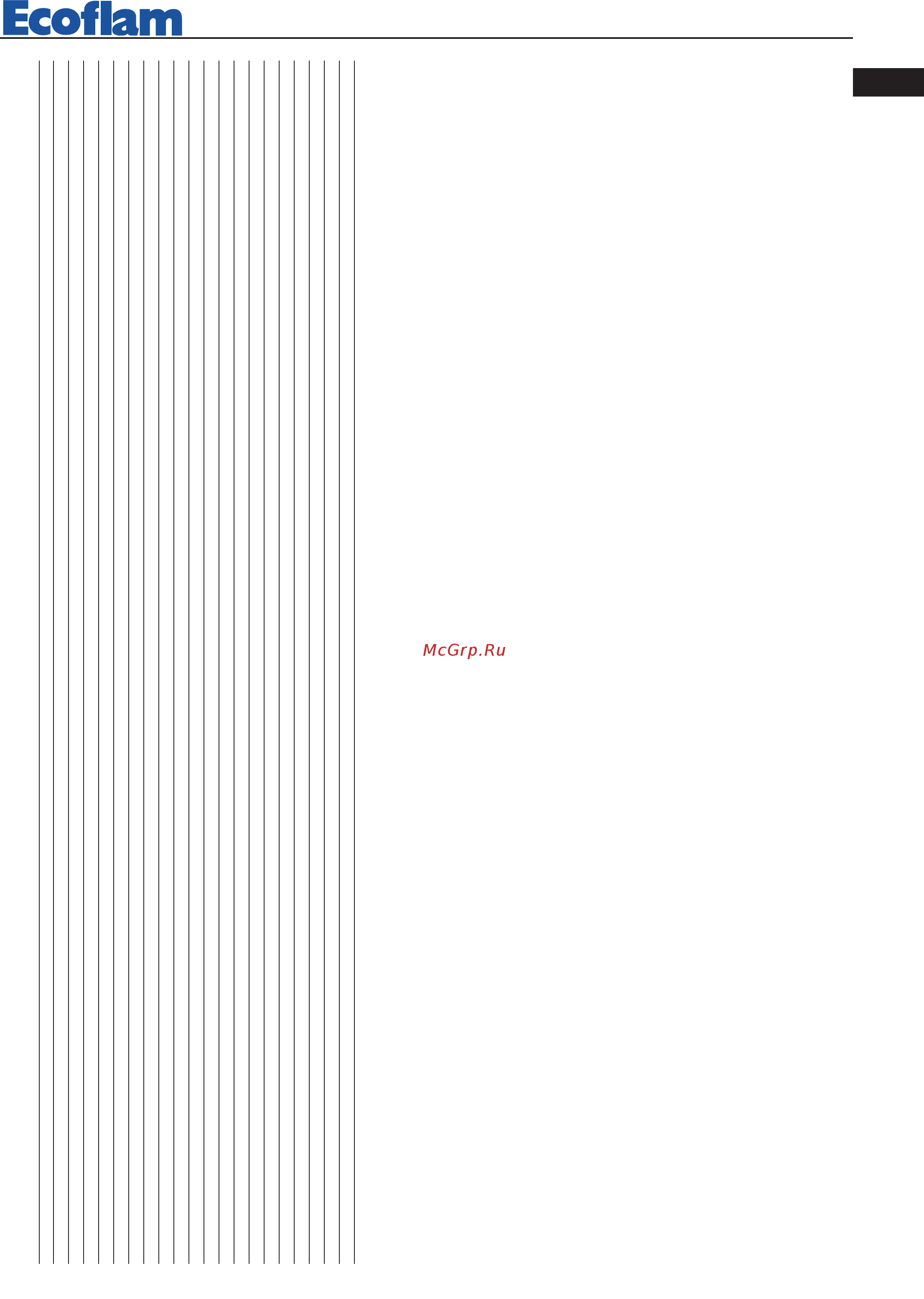 Ecoflam MULTICALOR 500.1 PR TC VGD 40.080 [45/80] Tableau gicleur bergonzo