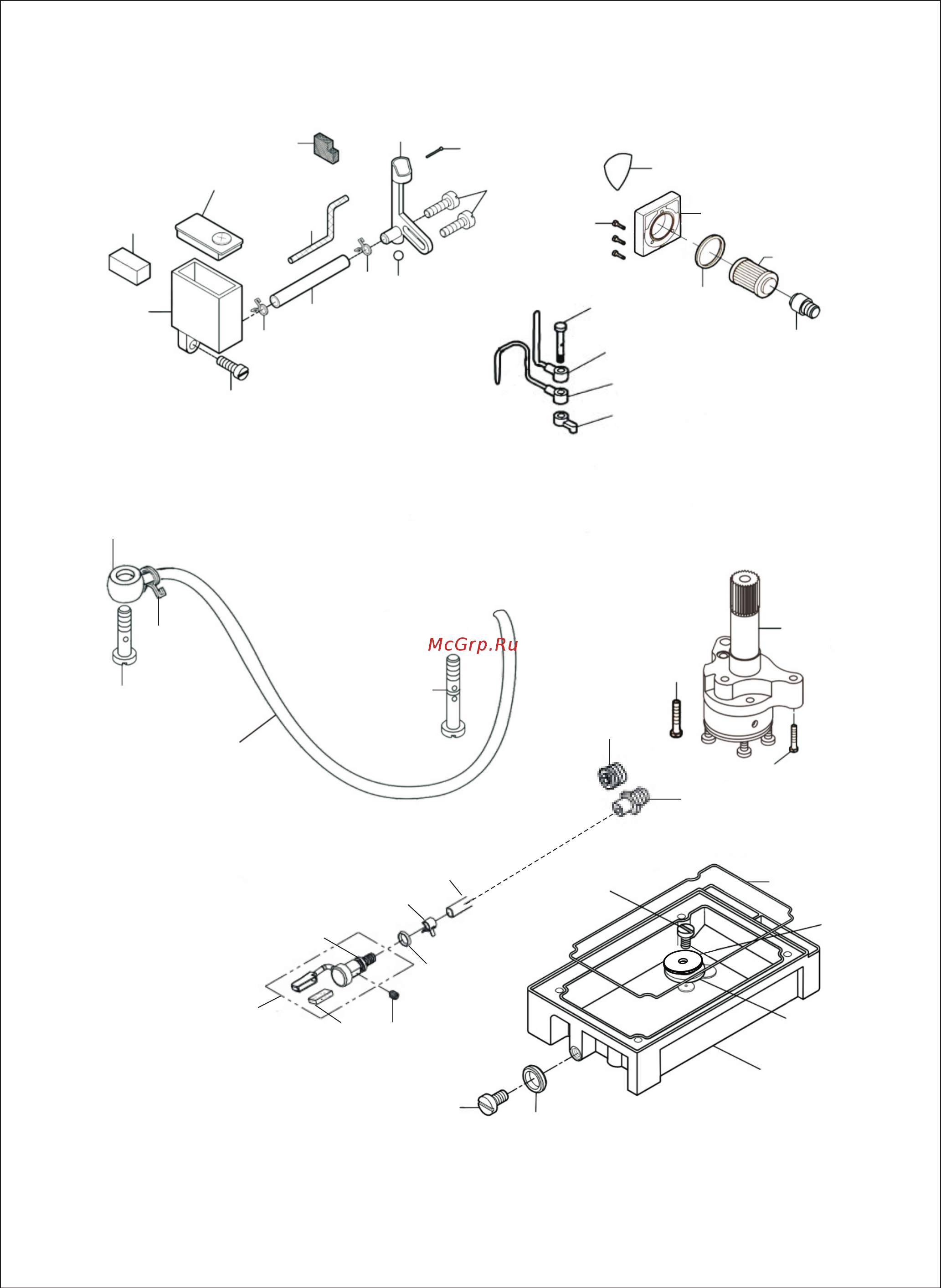 Aurora A-800D-6 [27/32] 供油部件 lubrication mechanism components