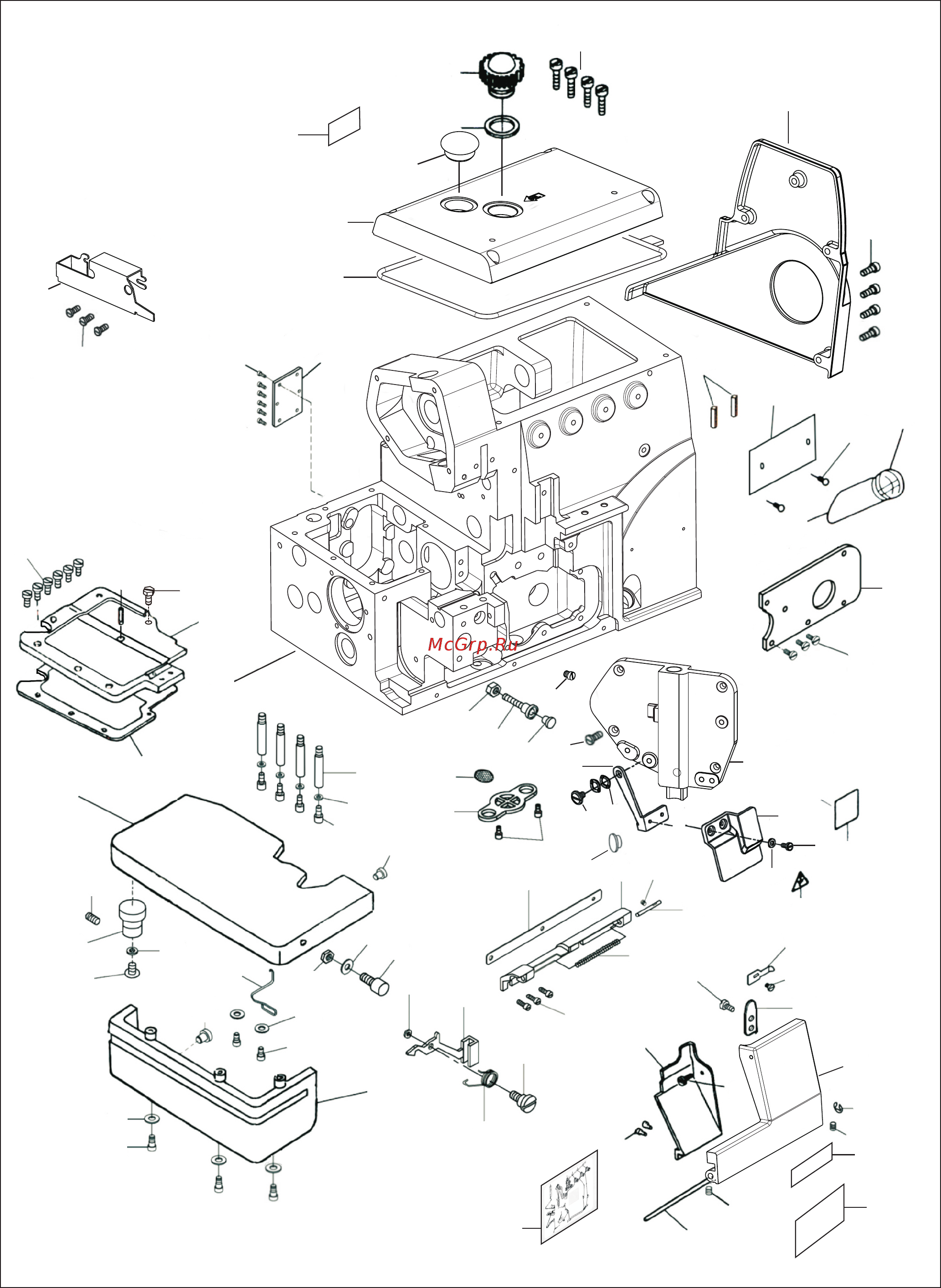 Aurora A-800D-6 [3/32] 机壳部件 frame components