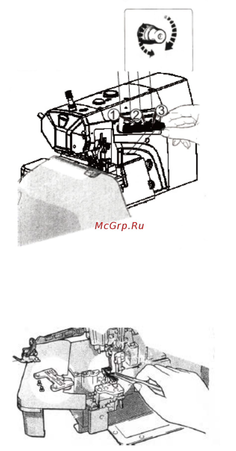 Aurora R-1-5 [8/10] Регулировка натяжения нити