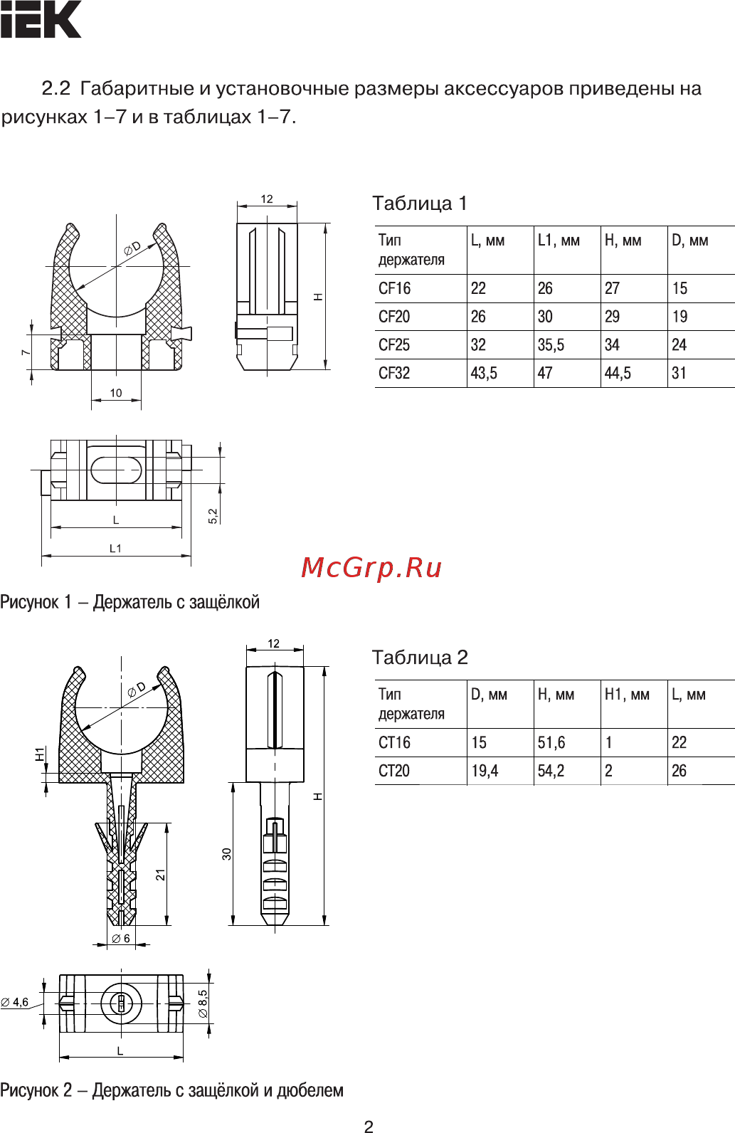 Iek CF20 ИЭК CTA10D-CF20-K41-100 [2/7] Страница 2