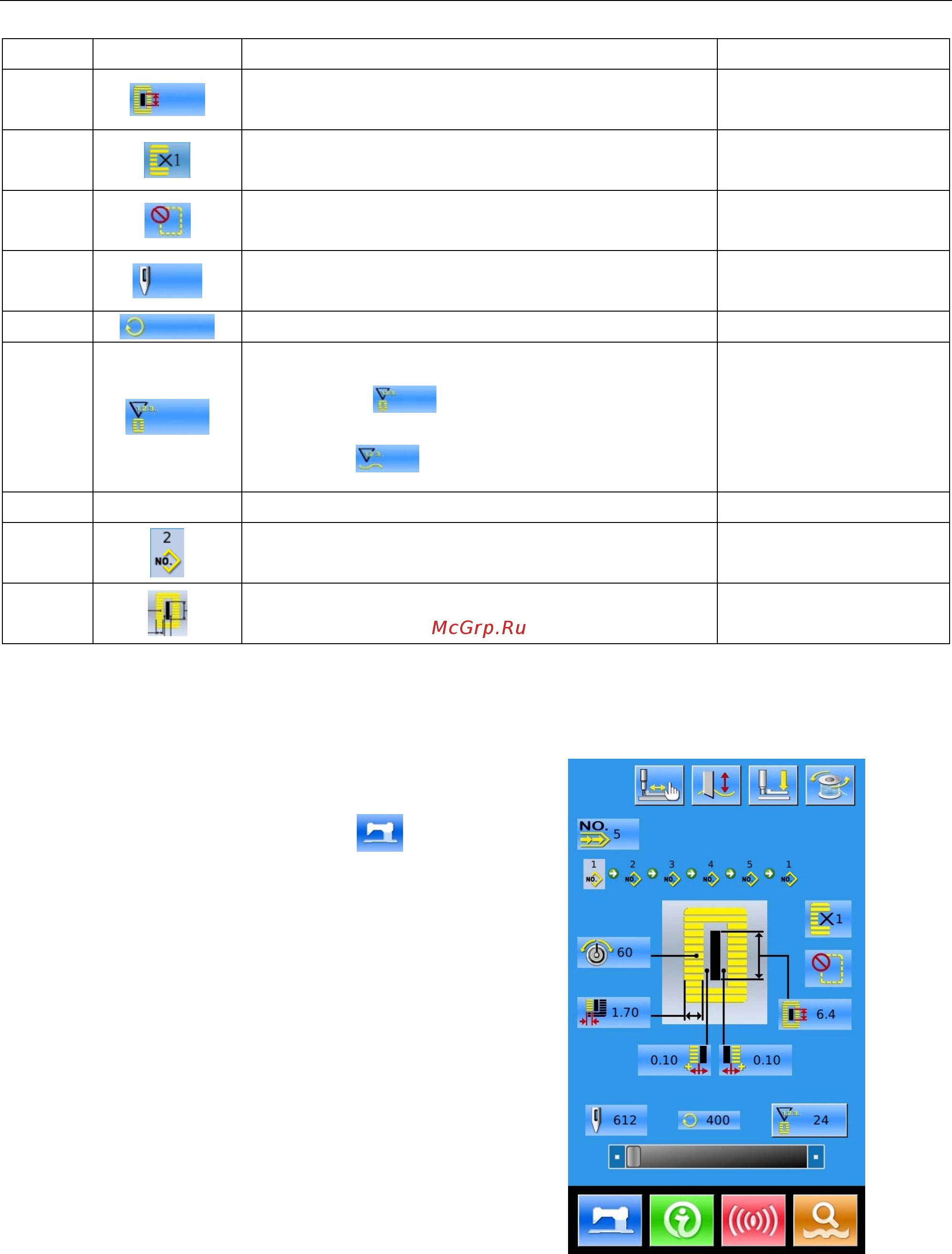 Aurora A-1790D [69/151] Trial sewing for continuous sewing