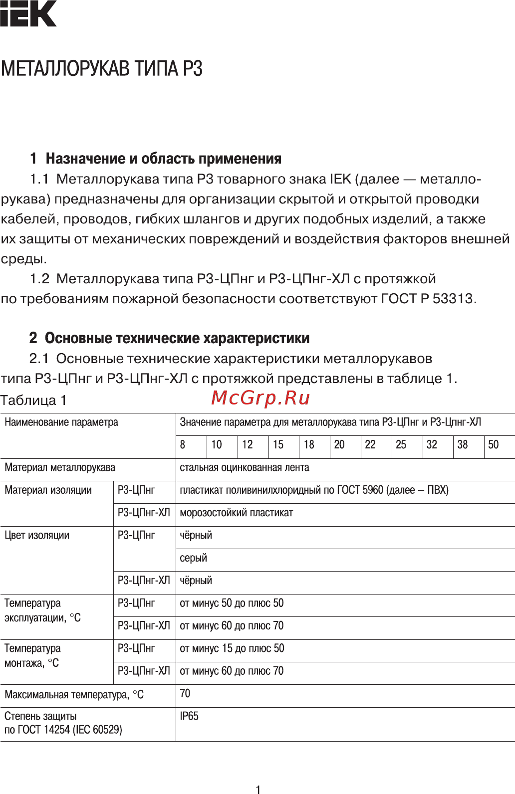 Iek CMP18-018-K00-050 Краткое руководство по эксплуатации онлайн