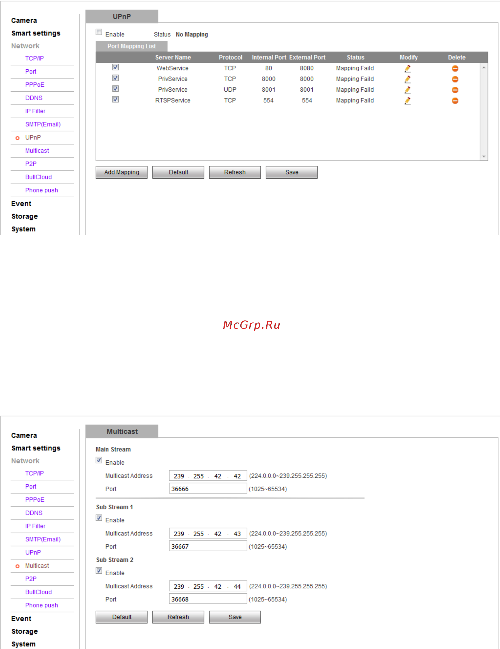 Zkteco DL-852O28B [25/49] Multicast