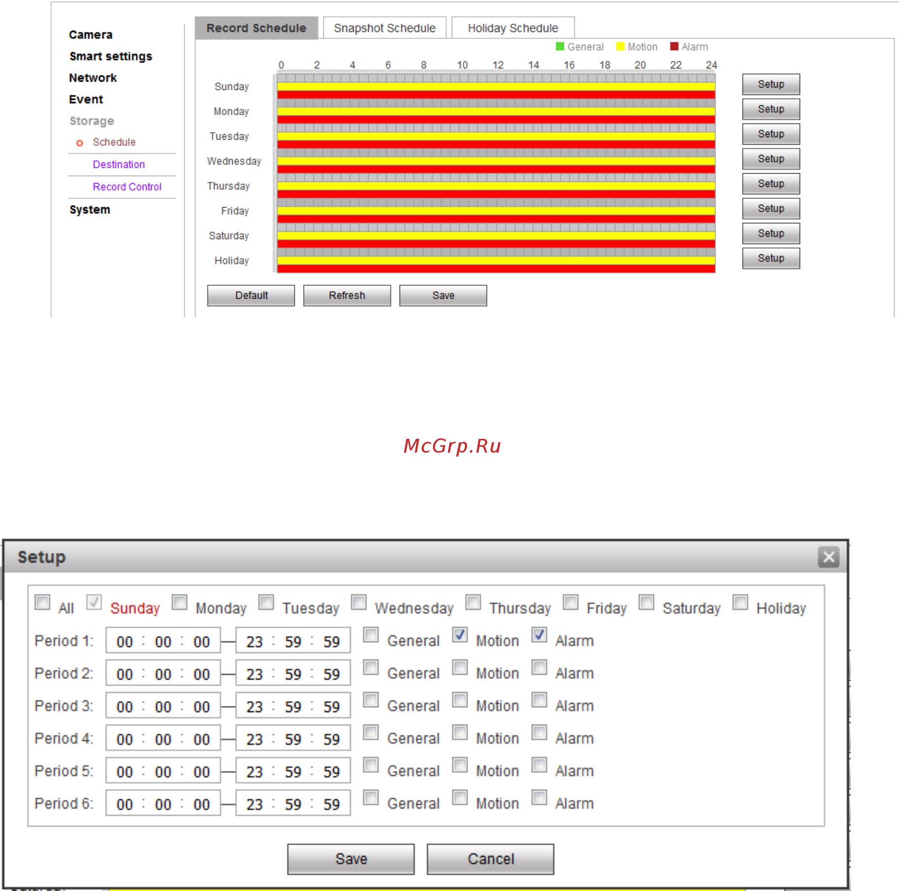 Zkteco ES-854N11H [33/49] Click the setup to manage the schedule time