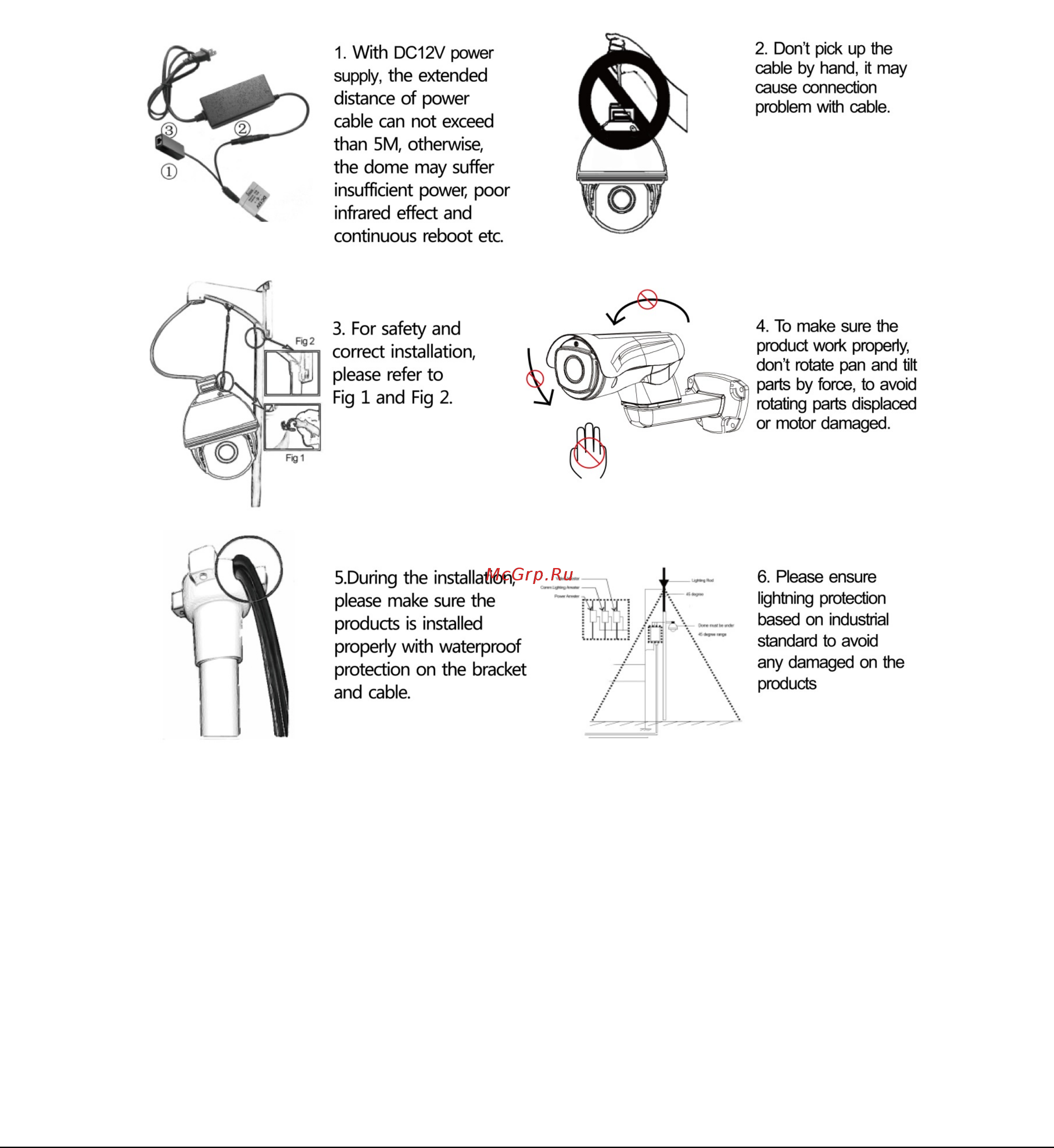 Zkteco PL-52D18E [2/5] Installation notice