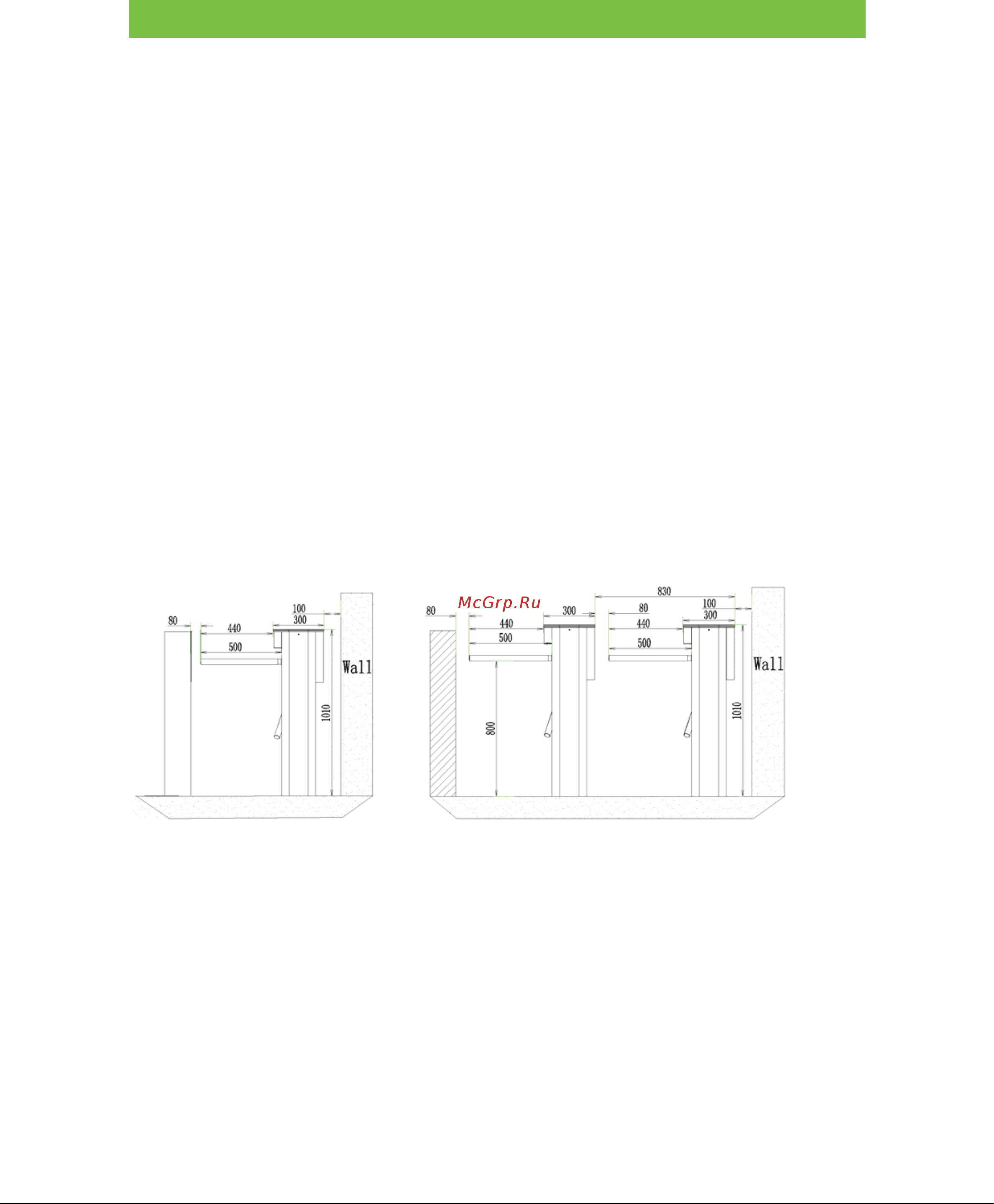 Zkteco TS5000A [4/10] The installation of the product
