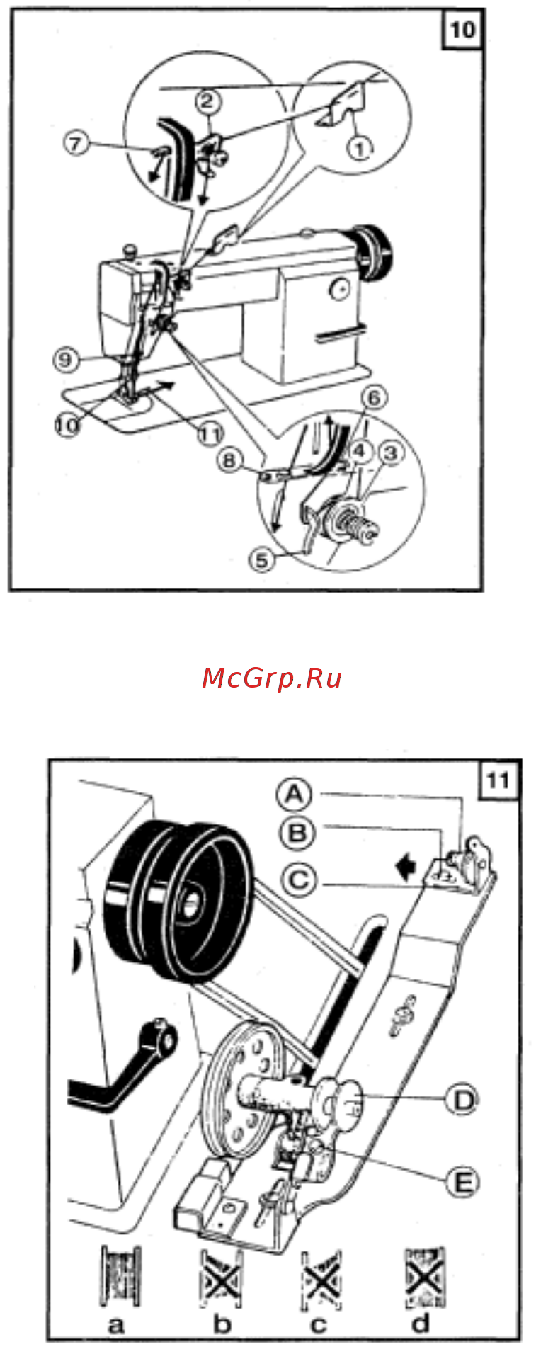 Aurora A-0302-D3 [10/23] Заправка нити рис 0
