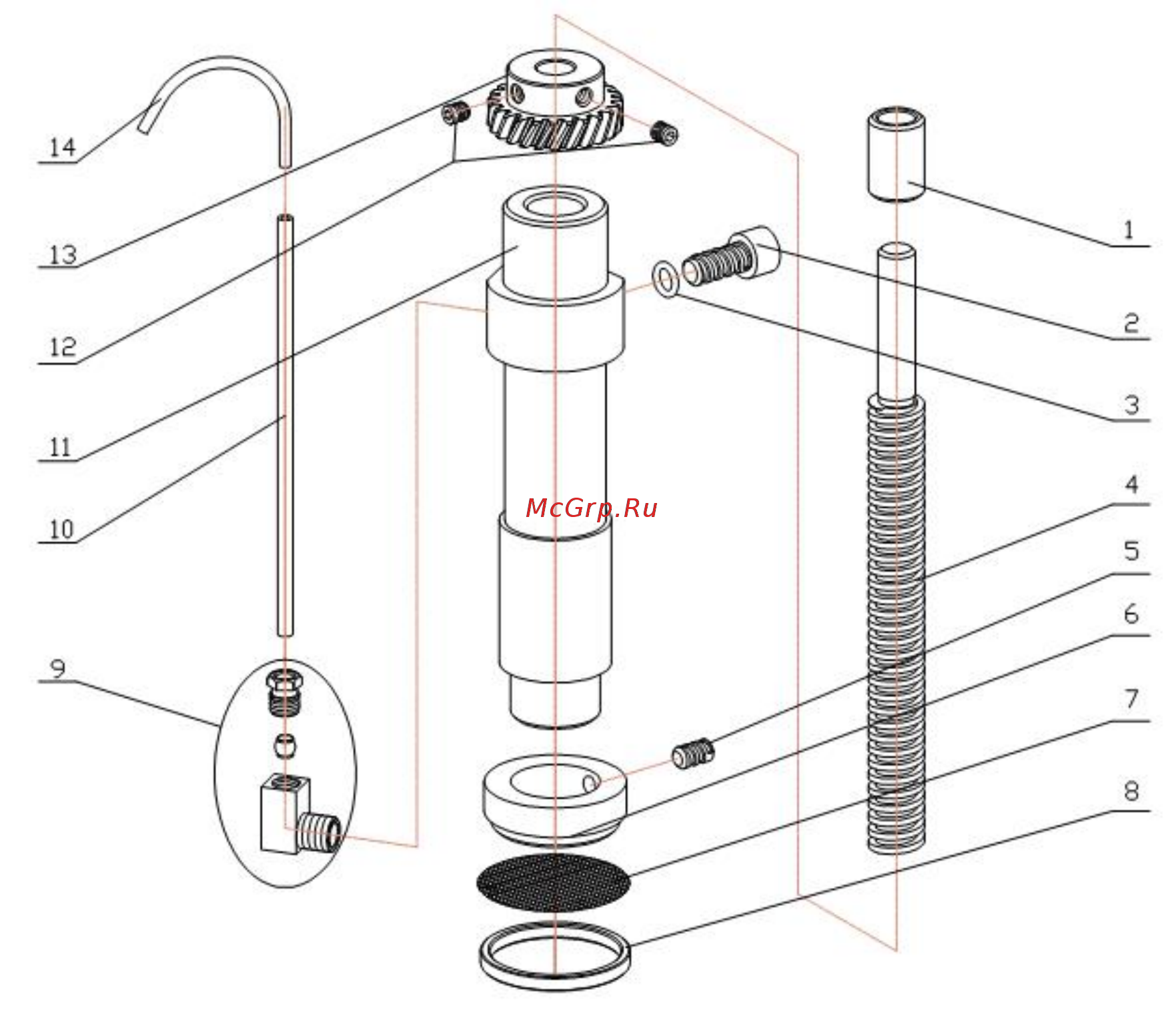 Aurora JJ6003 [24/30] Driving oil part components