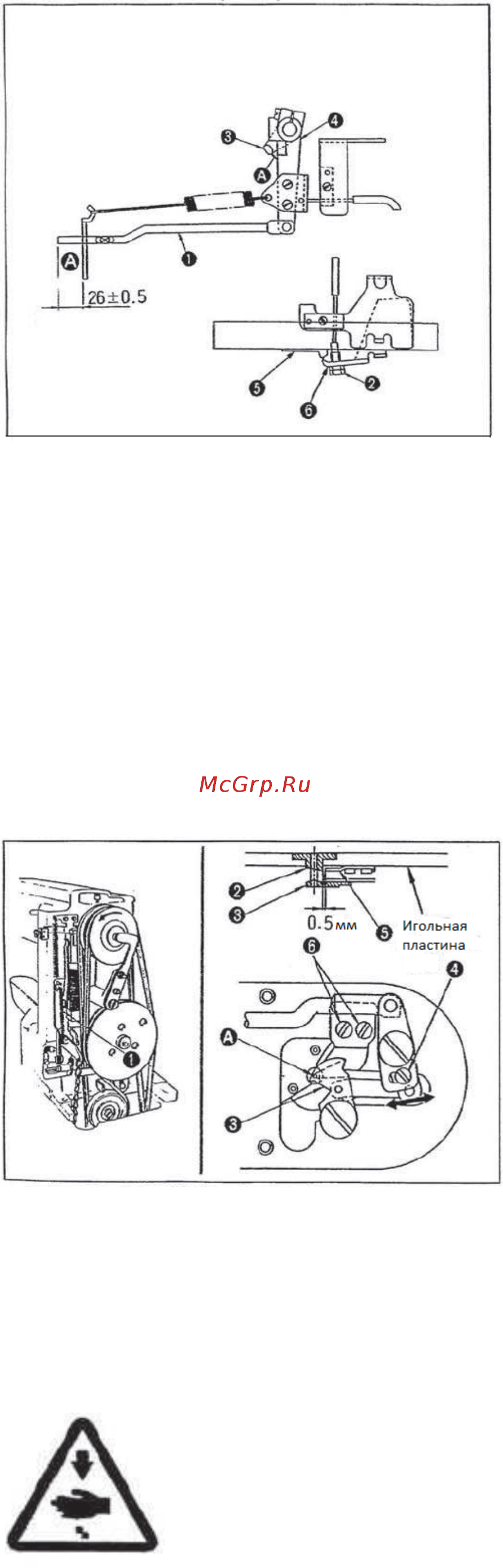 Golden Wheel CS-8150 [21/27] Регулировка бокового положения прижимной лапки