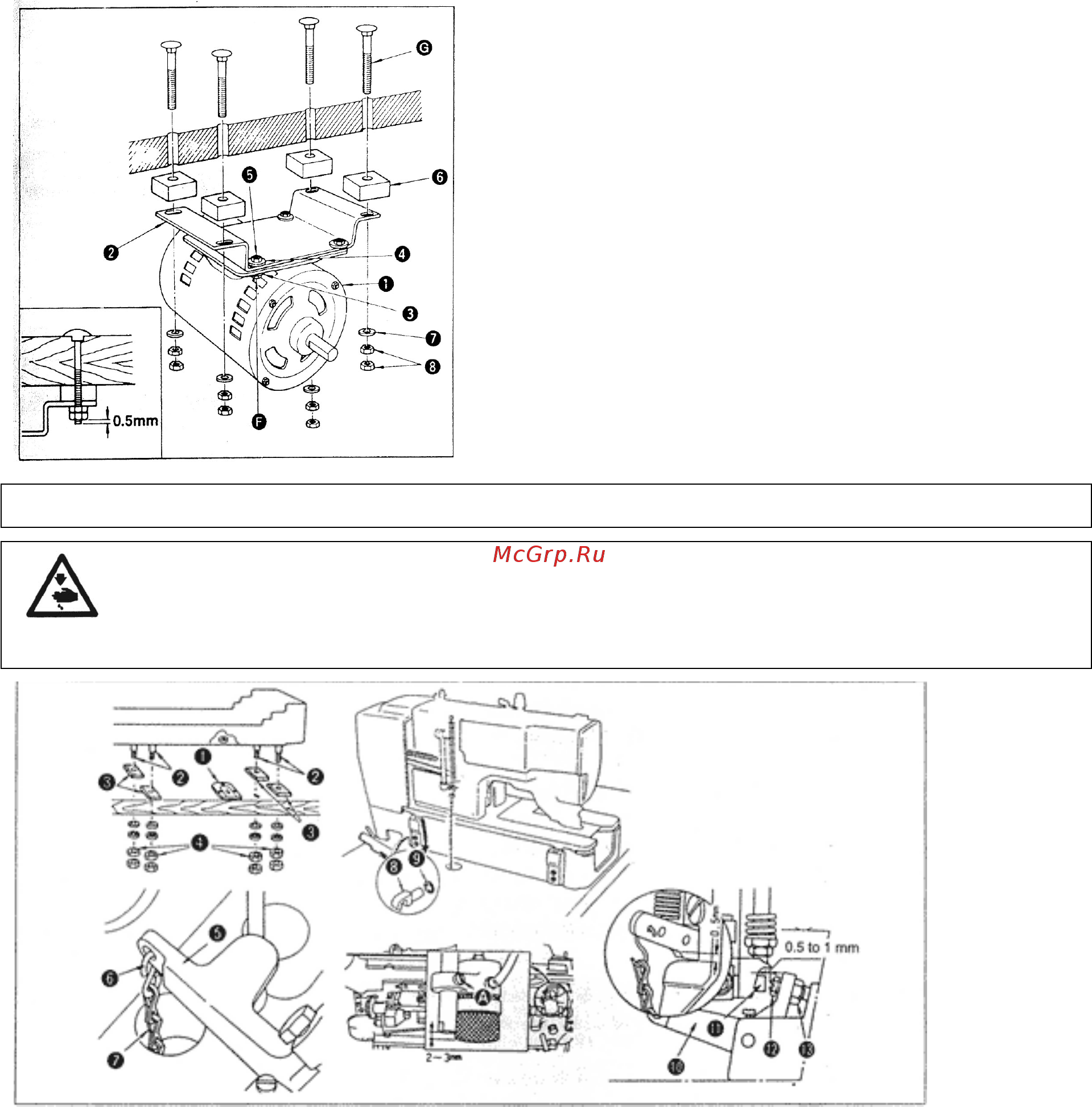 Golden Wheel CSH-7820 [8/28] Установка шьющей головки