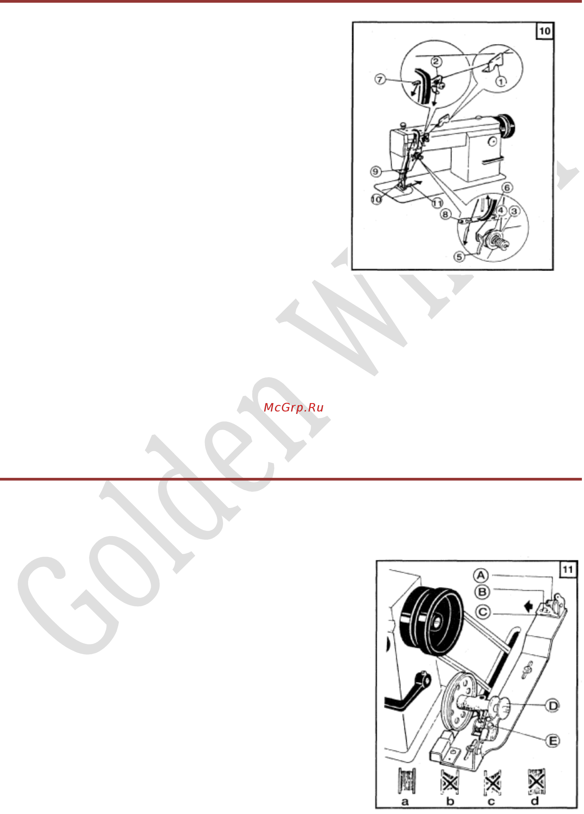 Golden Wheel CS-6102 [12/23] Заправка нити рис 0