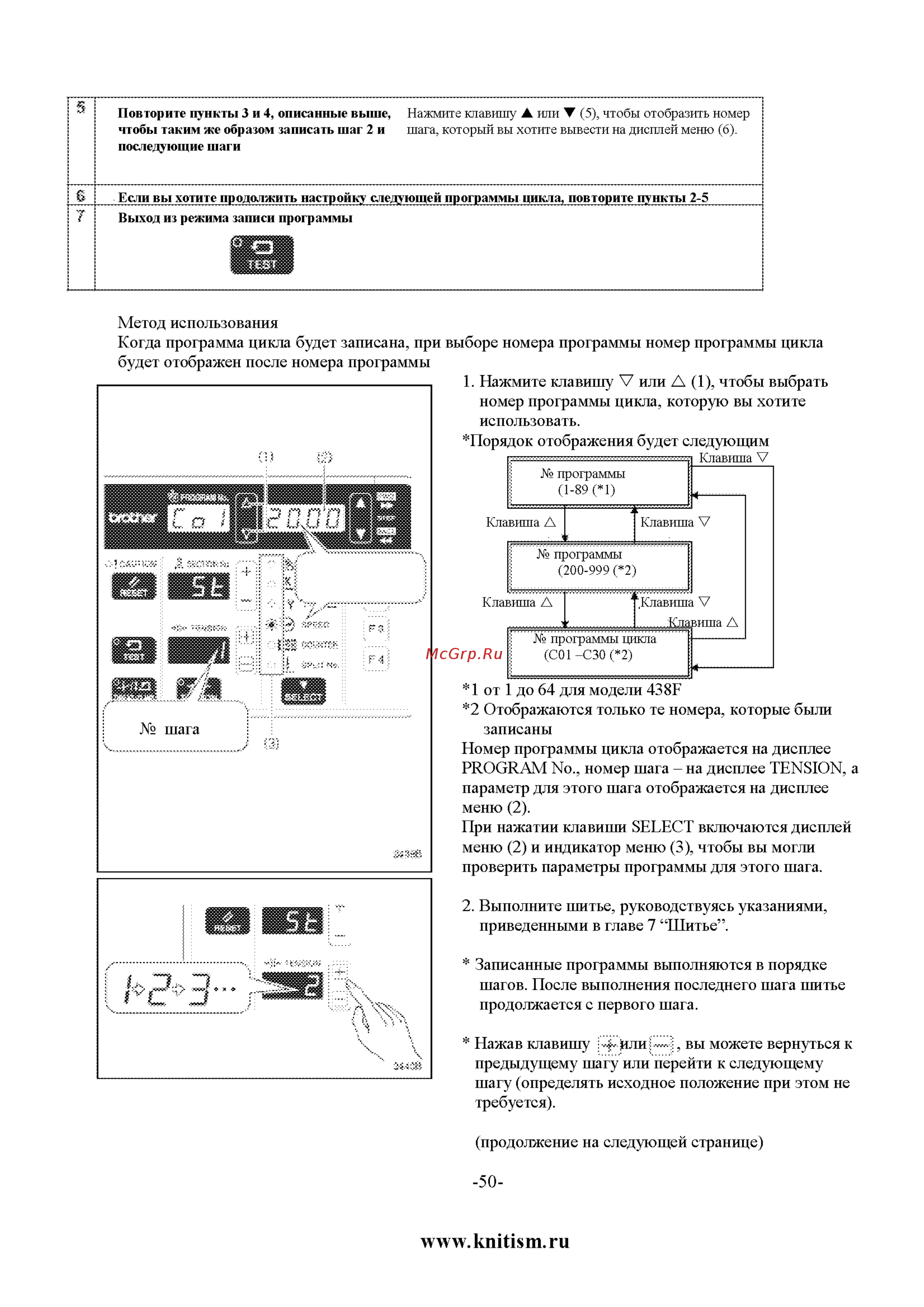 Brother KE-430FX [61/90] Www knitism ru