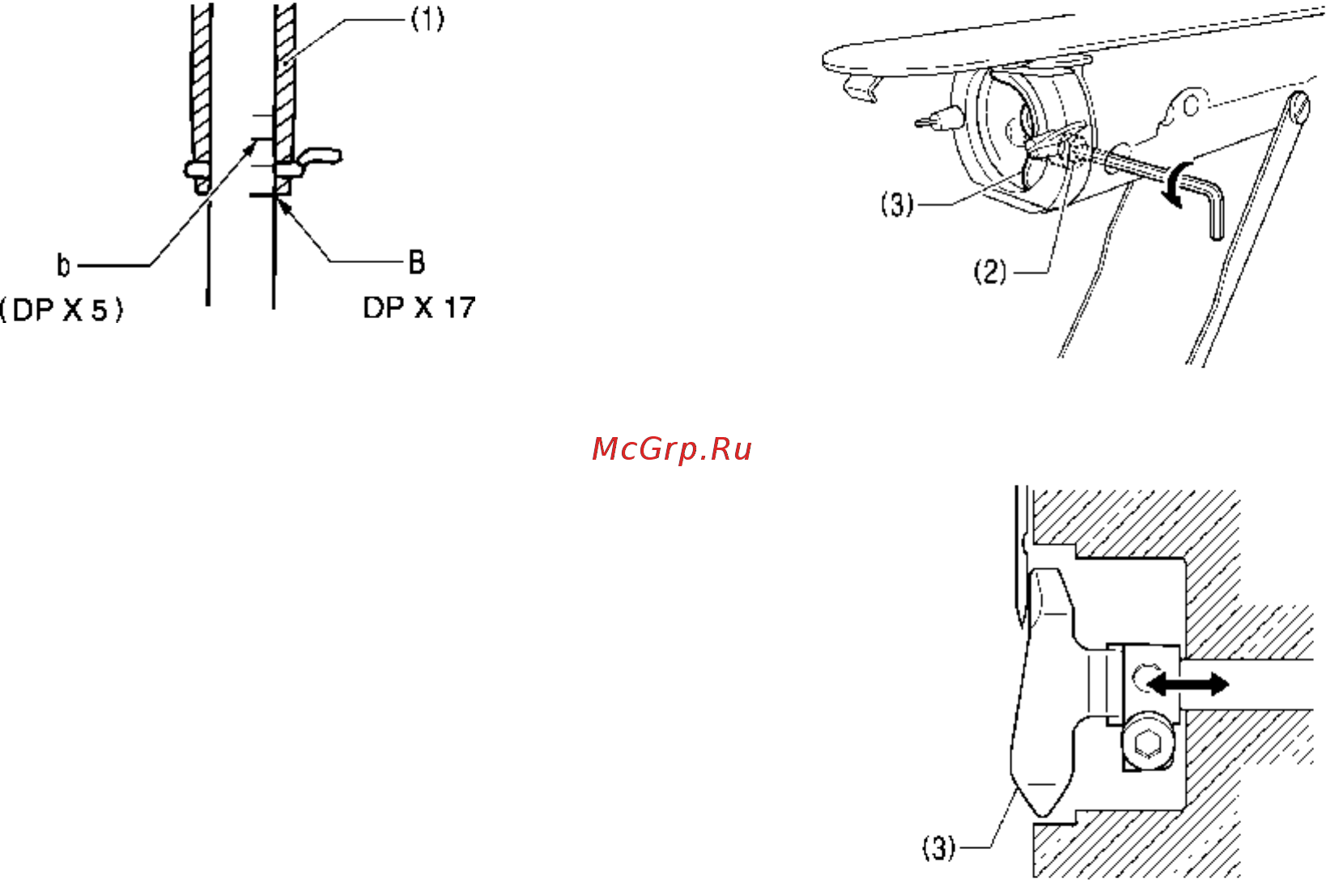 Brother KE-430HS NEXIO [113/128] 3 регулировка высоты подъема игольного стержня и поводка иглы