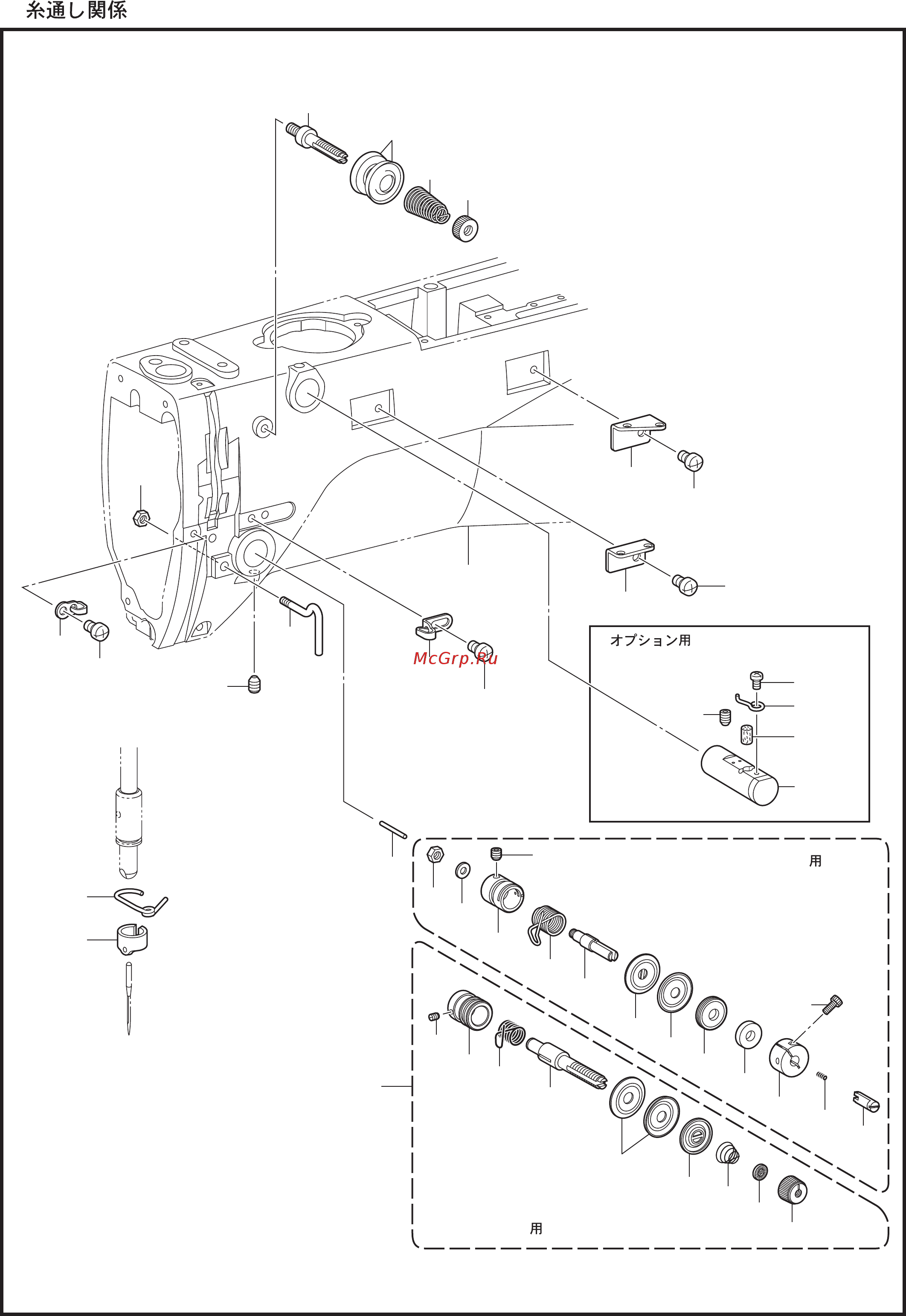 Brother BE-438HS NEXIO [26/65] H threading mechanism