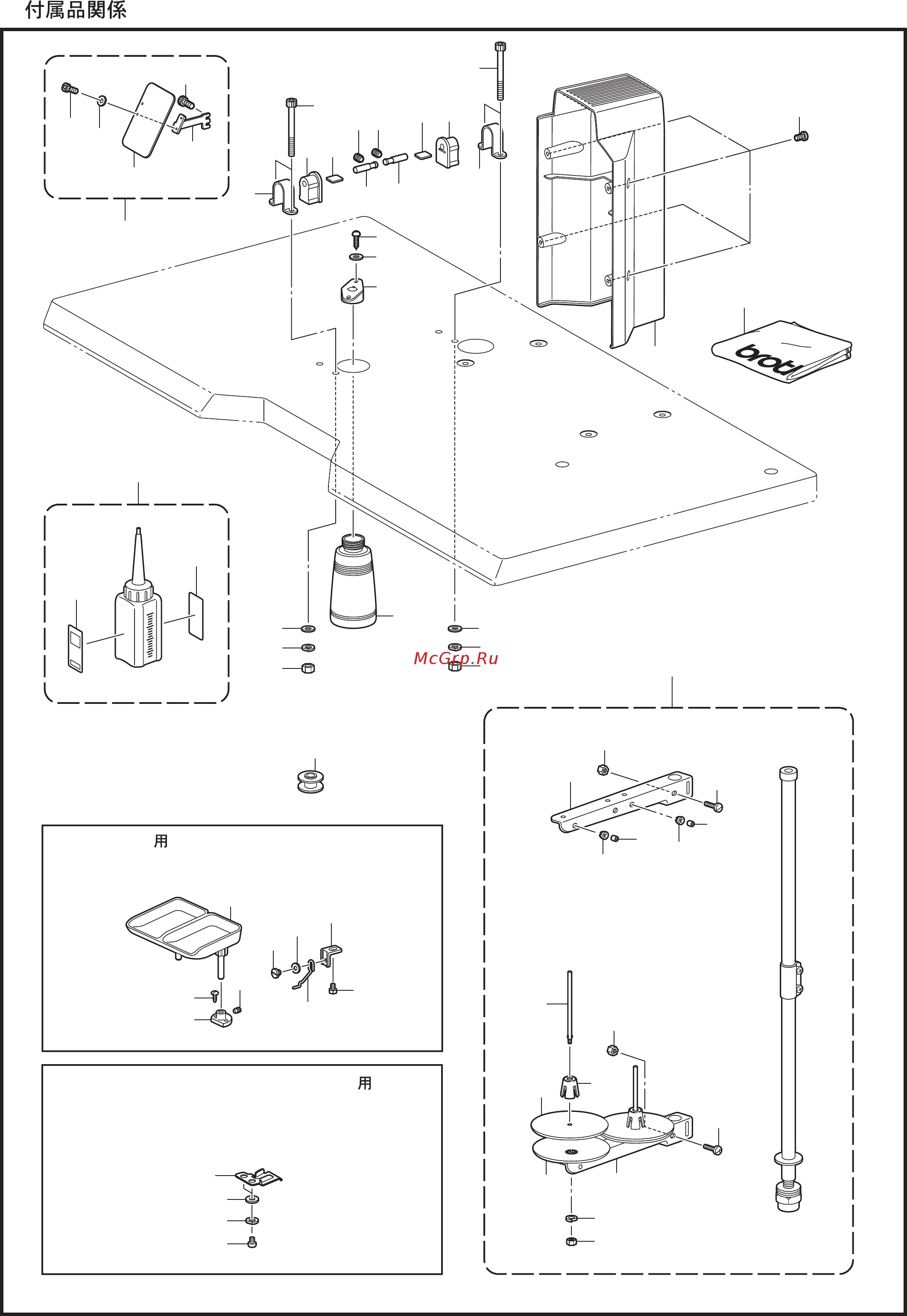 Brother KE-430HS NEXIO [52/65] Z accessories