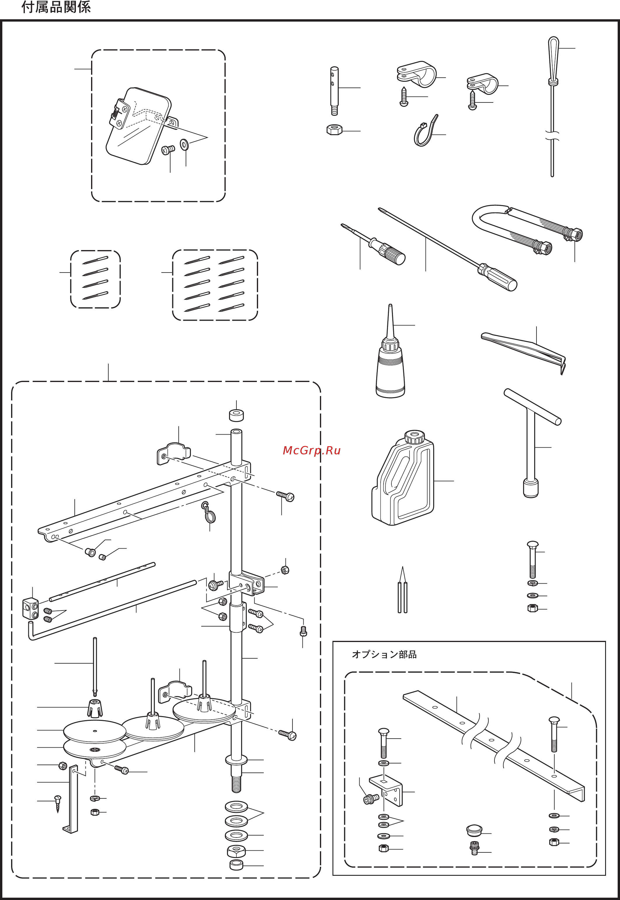 Brother RH-9820-01/02 [102/118] Z accessories