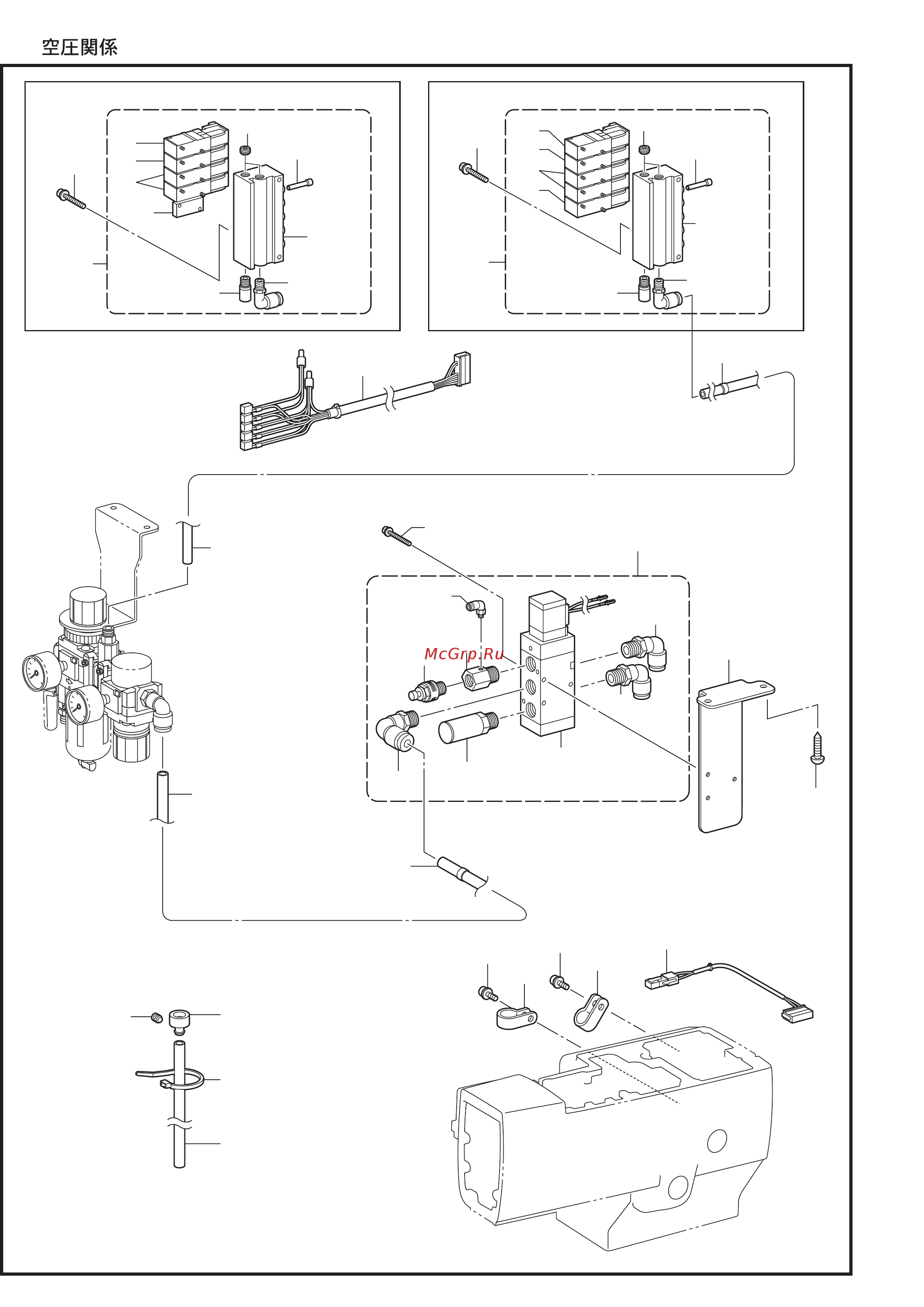 Brother RH-9820-01/02 [70/118] U2 air pressure mechanism