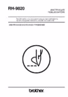 Brother RH-9820-01/02 Руководство по эксплуатации