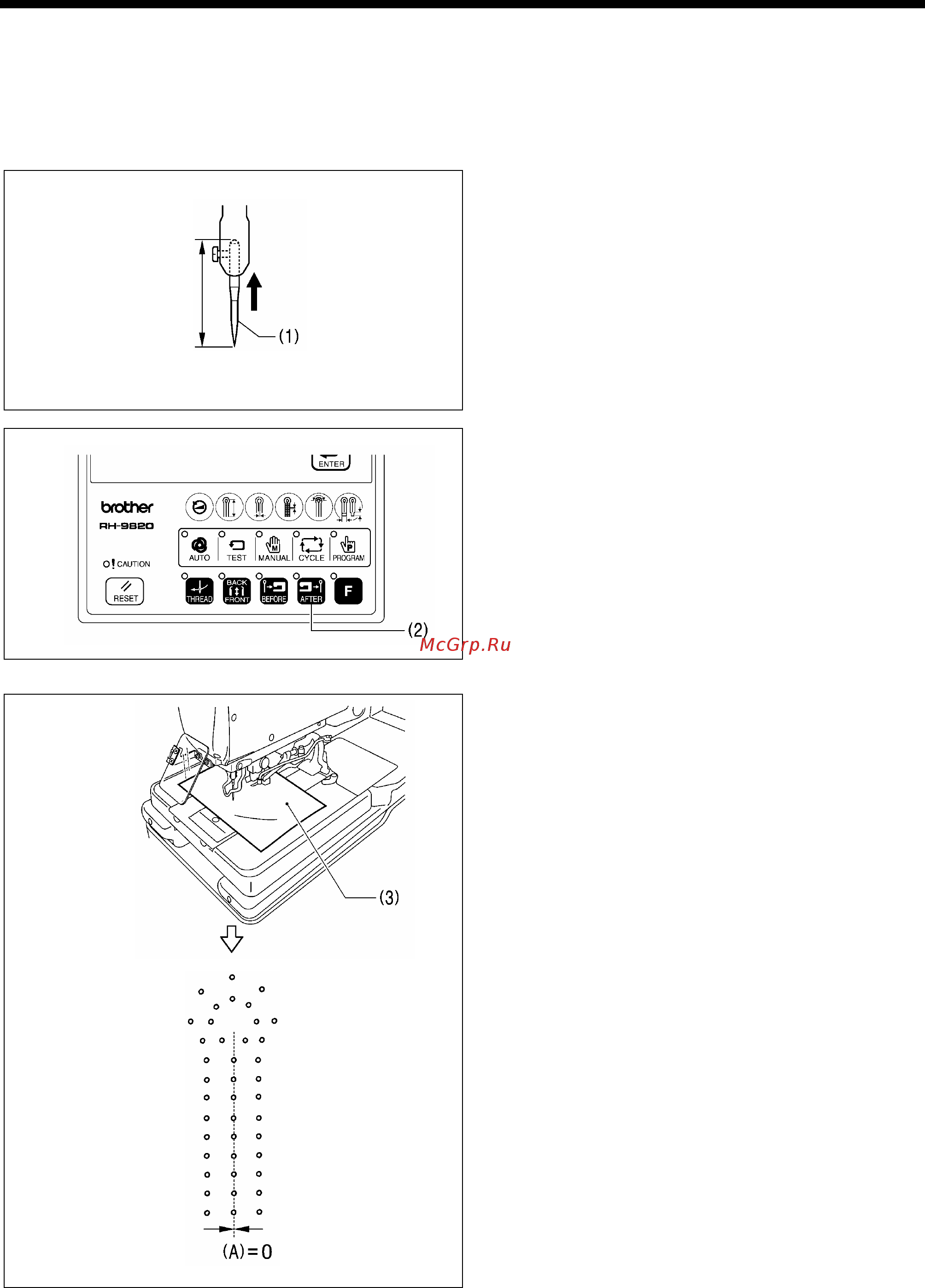 Brother RH-9820-01/02 [111/139] 16 2 точное позиционирование нижнего ножа