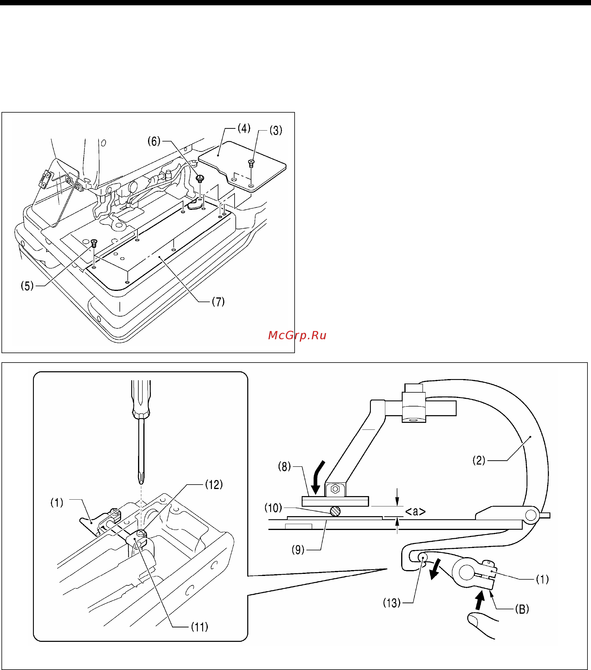Brother RH-9820-01/02 [114/139] 18 регулировка величины подъёма прижимов материала