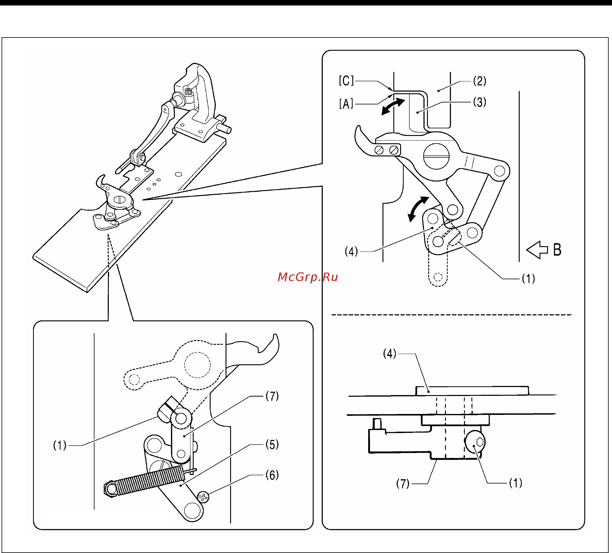 Brother RH-9820-01/02 [128/139] 26 3 регулировка положения подвижного ножа