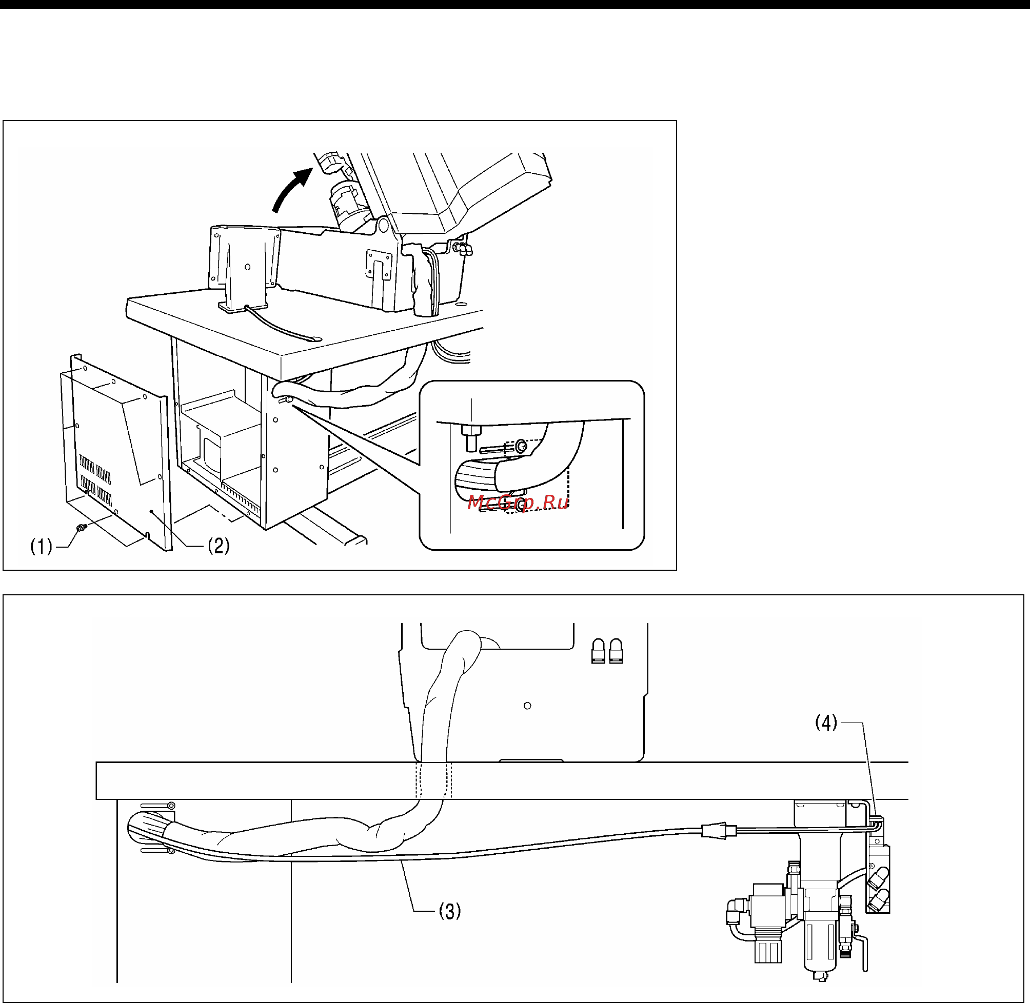 Brother RH-9820-01/02 [30/139] Подсоединить контакты как указано на рисунке и перейти на стр 19 и 20 примечание
