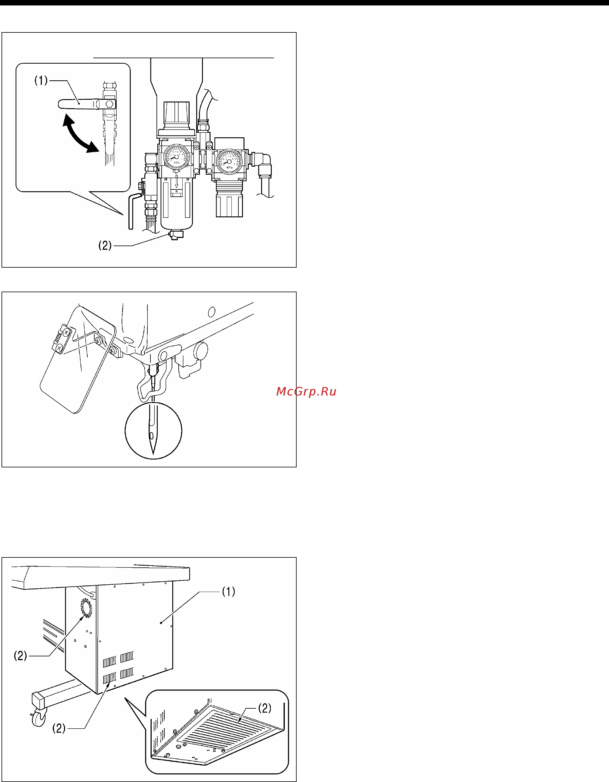Brother RH-9820-01/02 [92/139] 2 ежемесячная чистка и осмотр