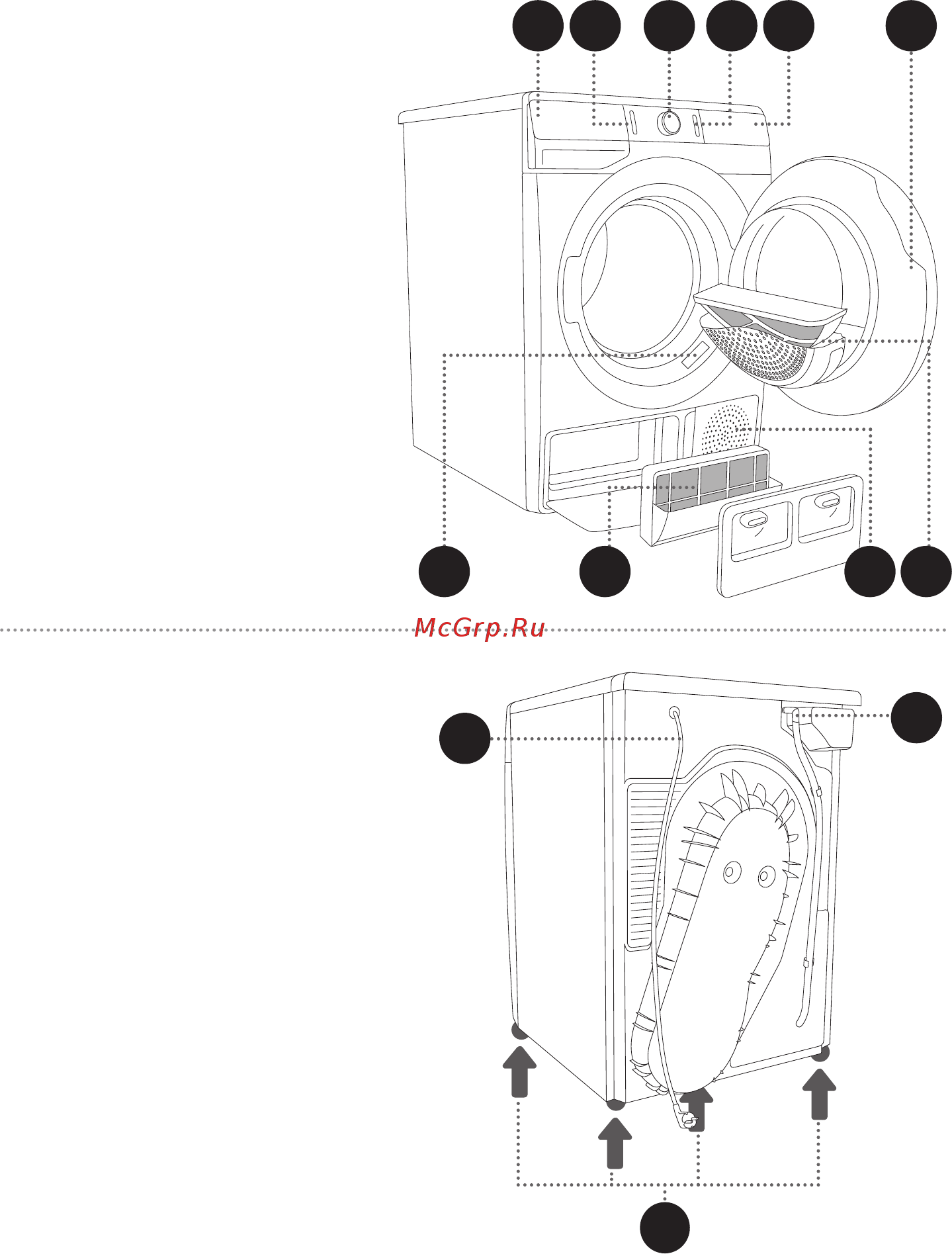 Gorenje DS92ILS [12/60] Описание сушильной машины