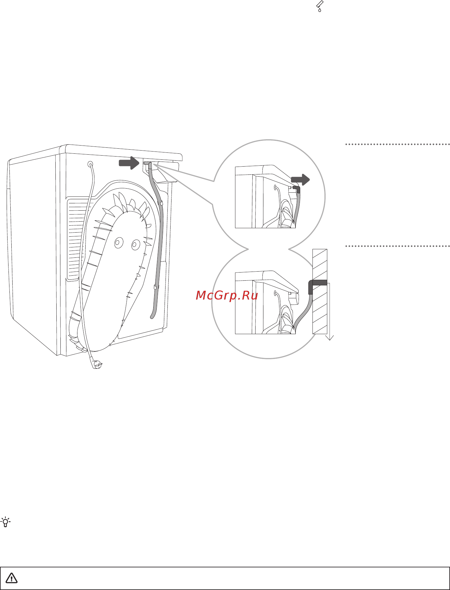 Gorenje DS92ILS [20/60] Отвод конденсированной воды
