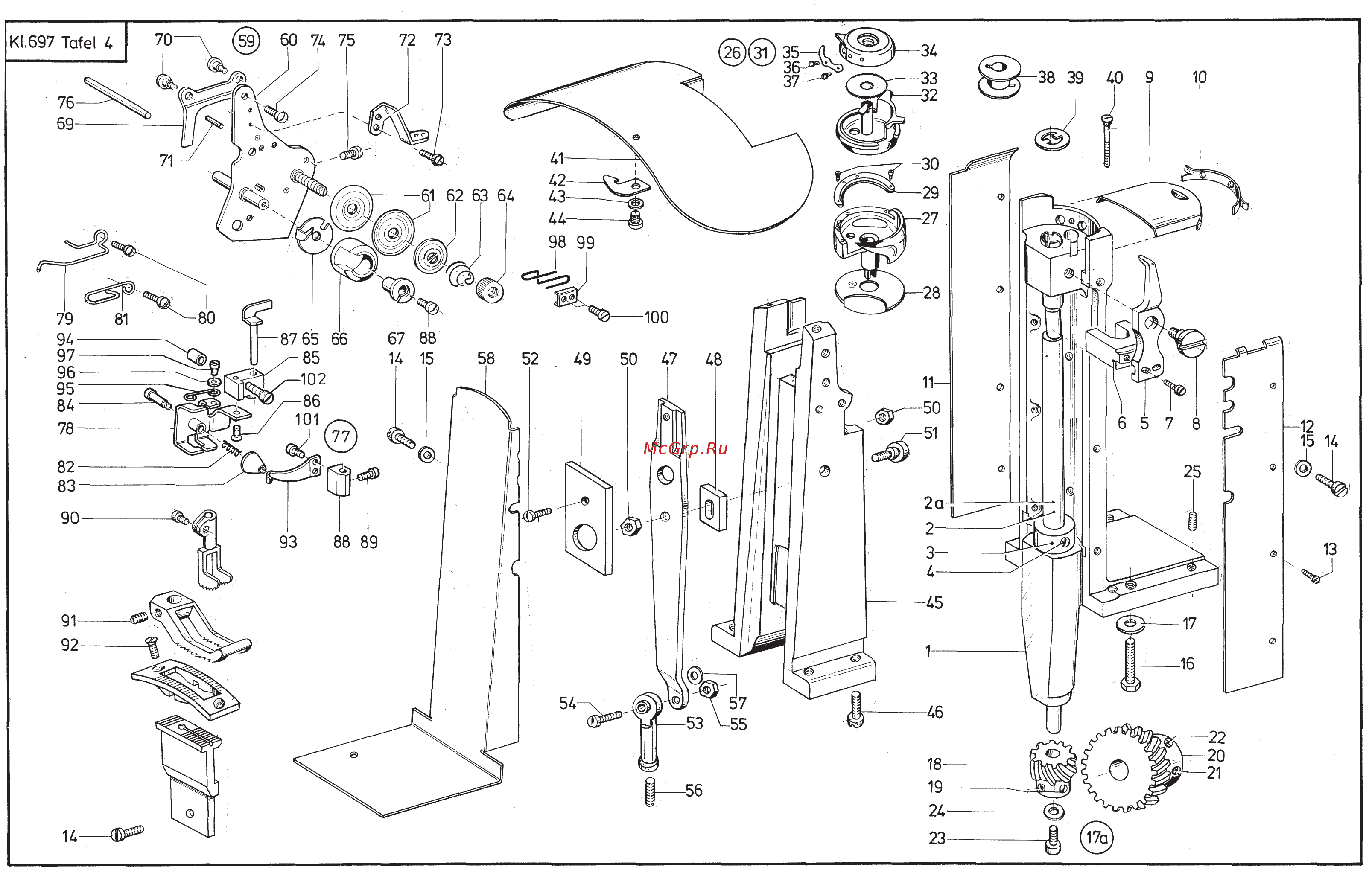 Durkopp Adler 697-24155 Каталог запчастей онлайн [12/48] 410986