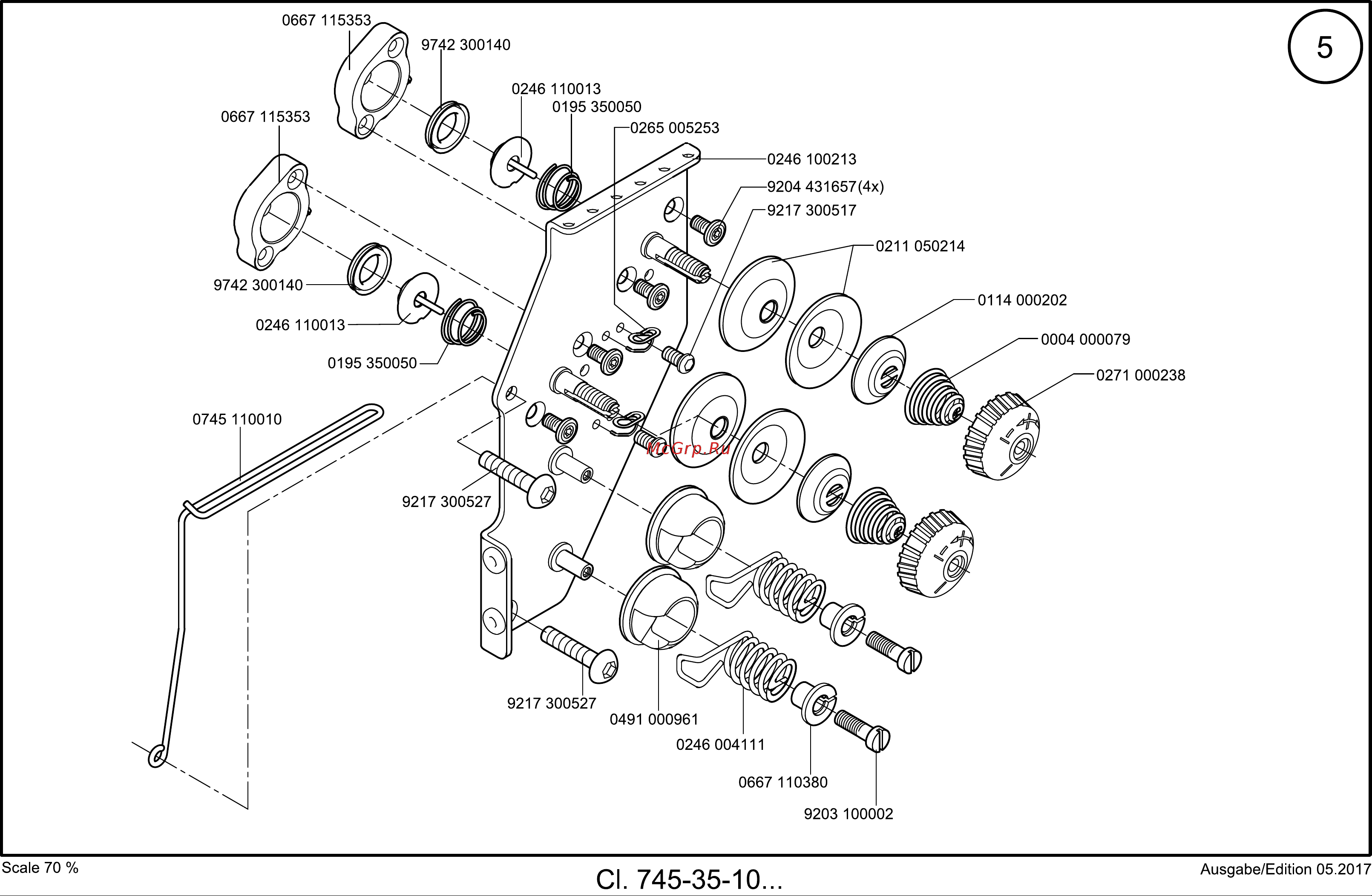 Durkopp Adler 745-35-10 S [10/204] Tafel 005