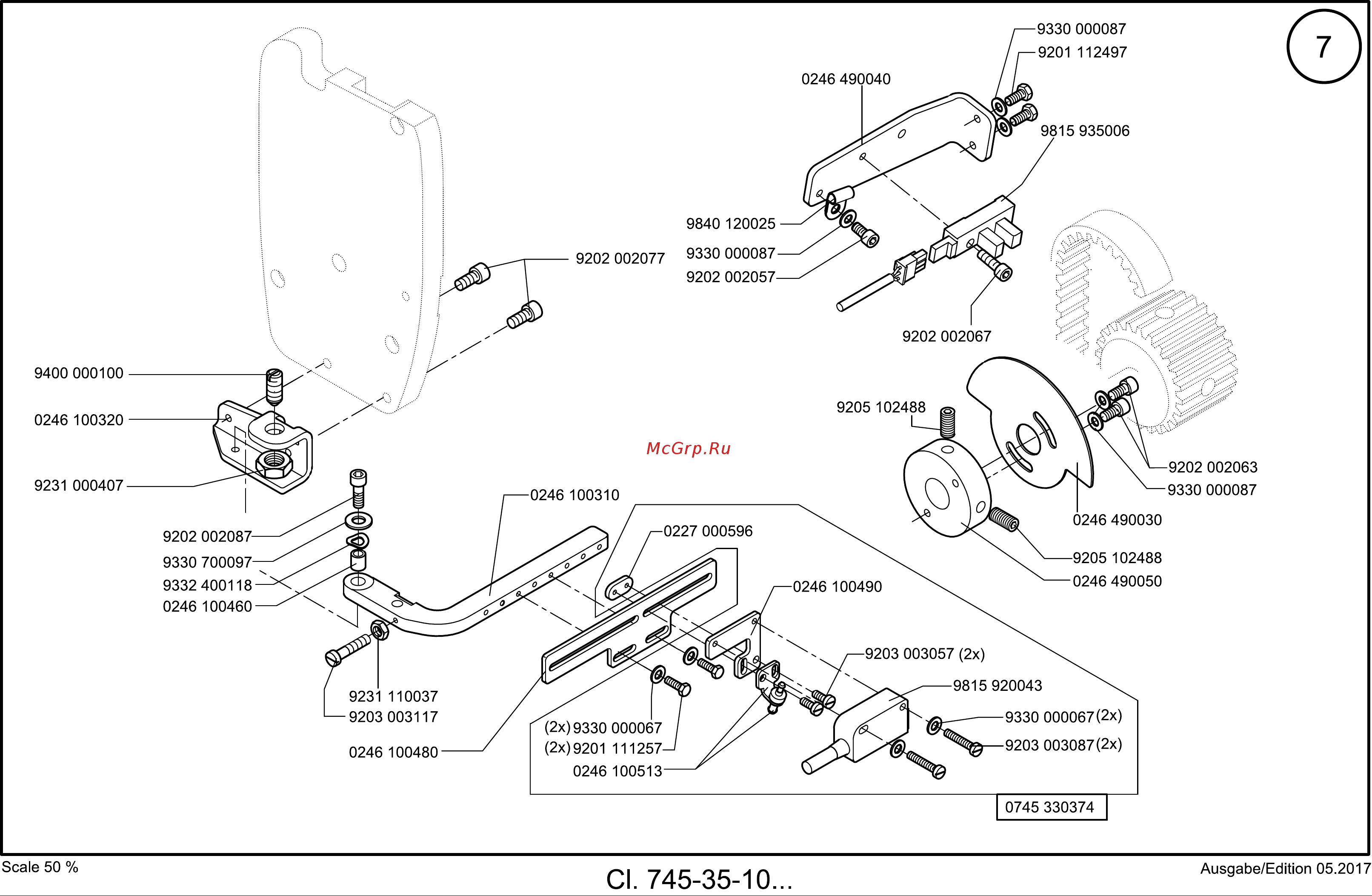 Durkopp Adler 745-35-10 S [12/204] Tafel 007