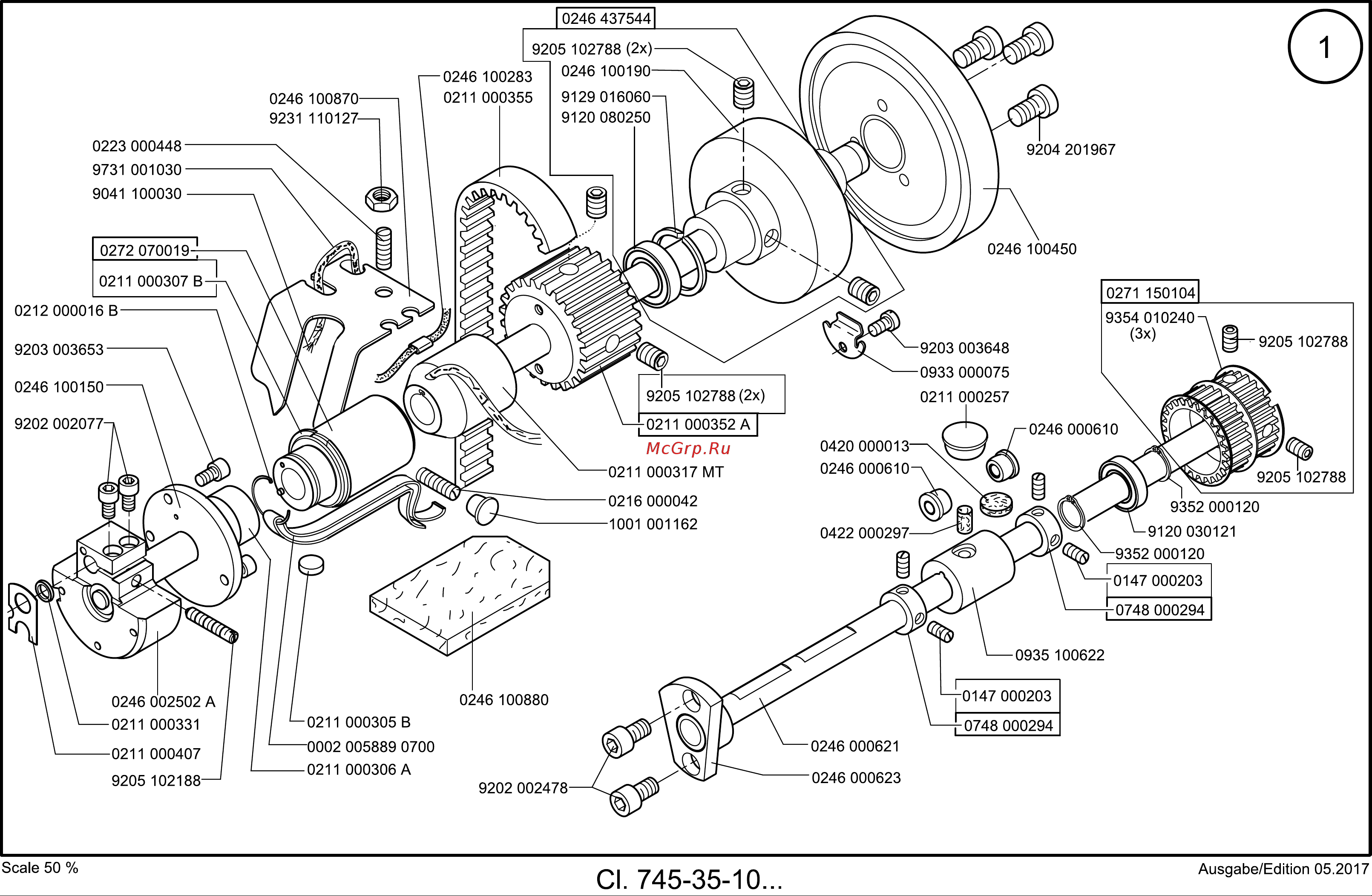 Durkopp Adler 745-35-10 S [6/204] Tafel 001