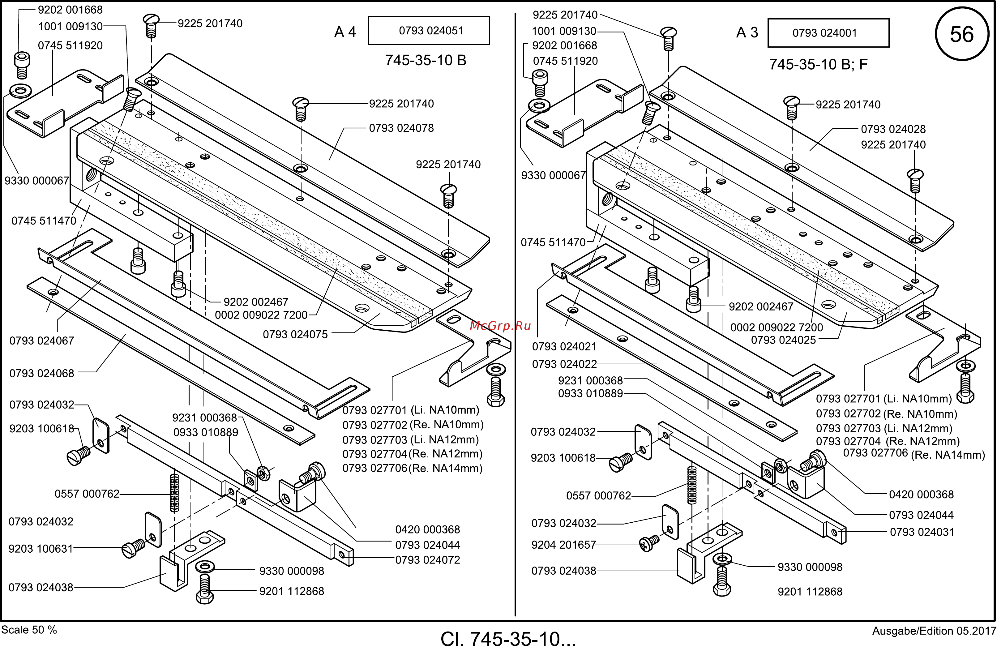 Durkopp Adler 745-35-10 S [61/204] Tafel 056