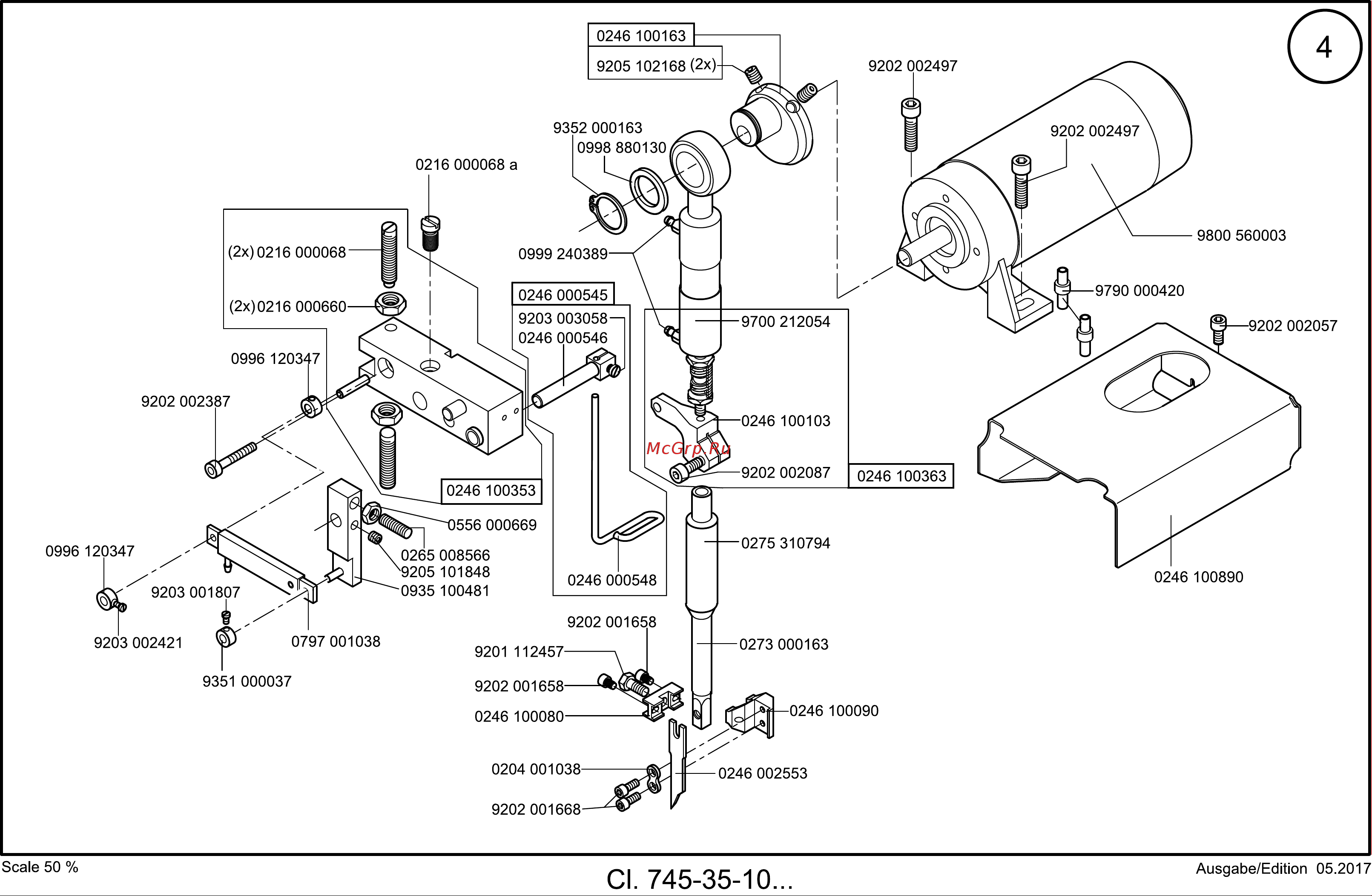 Durkopp Adler 745-35-10 S [9/204] Tafel 004