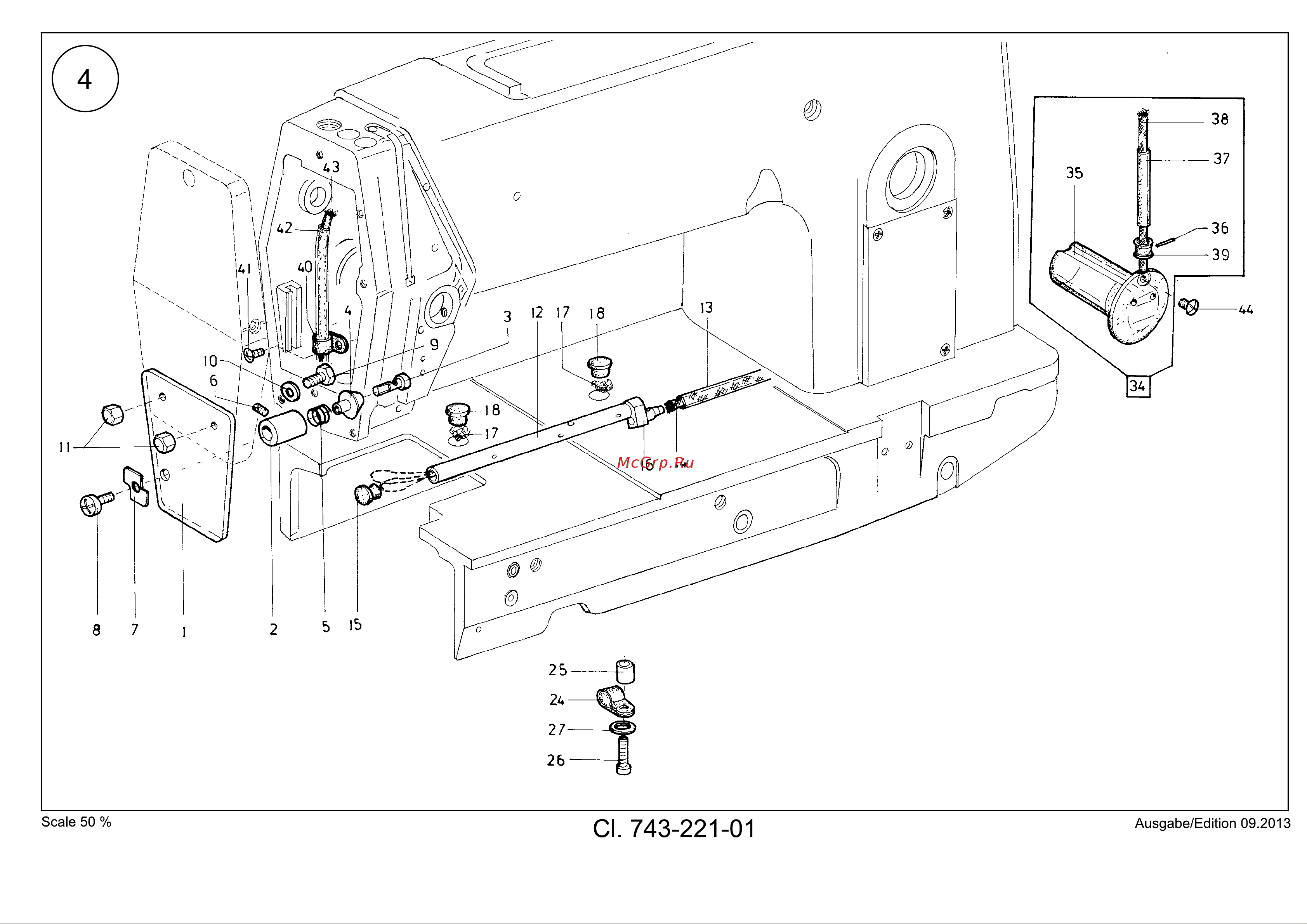 Durkopp Adler 743-121-01 / -221-01 [11/58] Tafel 04