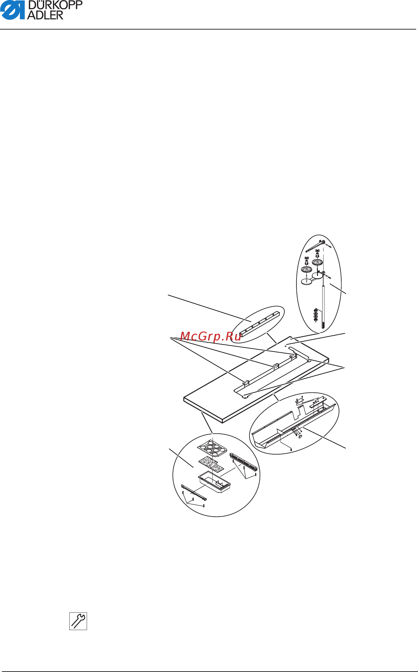 Durkopp Adler 867-290040-70 M [122/160] Столешница