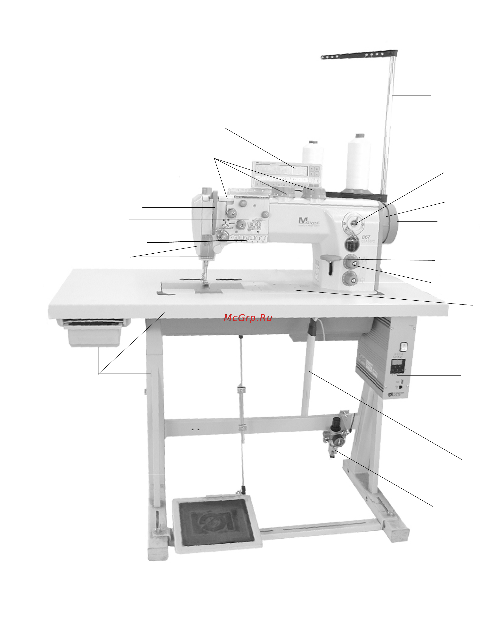 Durkopp Adler 867-290020 / -290040 ECO Каталог запчастей онлайн [7/107] 410996